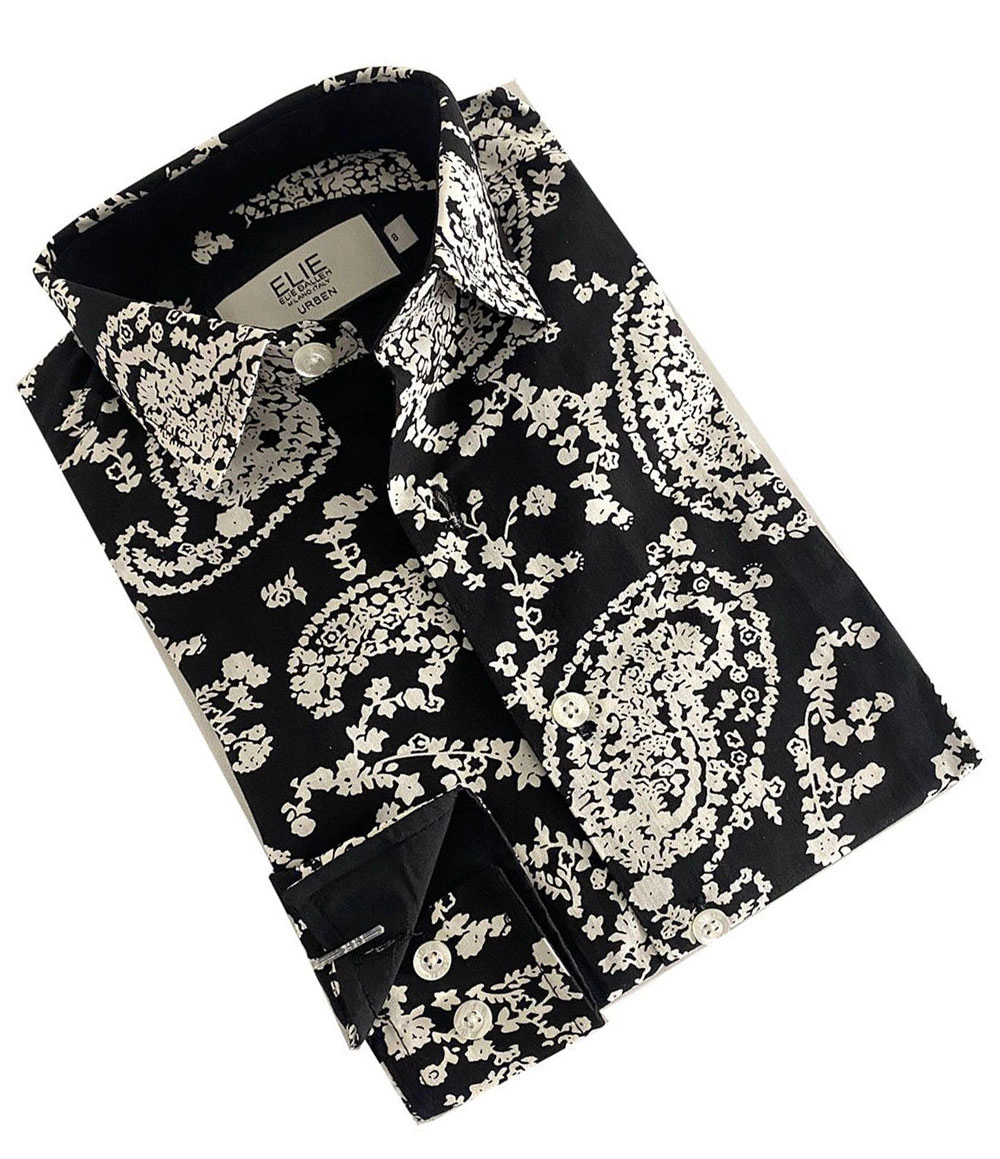 Elie Balleh Boys Slim Fit Paisley Button Down Shirt