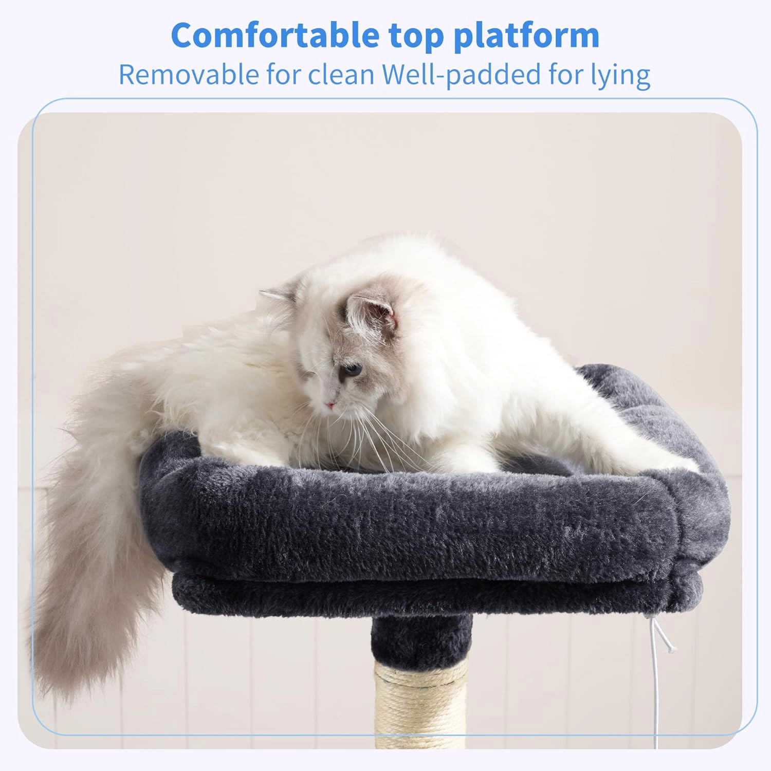 Heybly cat tree with durable sisal scratching posts