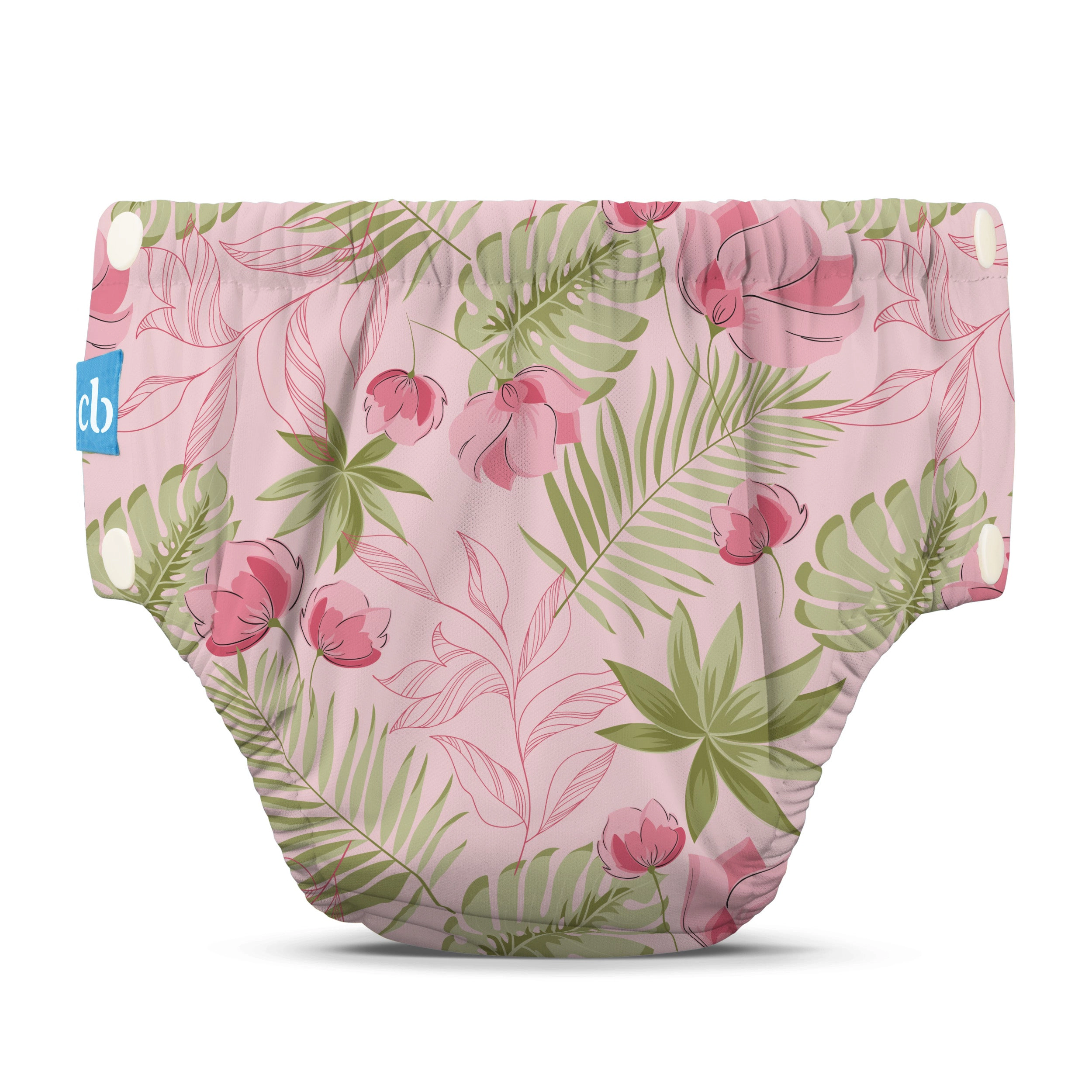 Charlie Banana Reusable Potty Training Pants Snaps Medium - Pink Forest