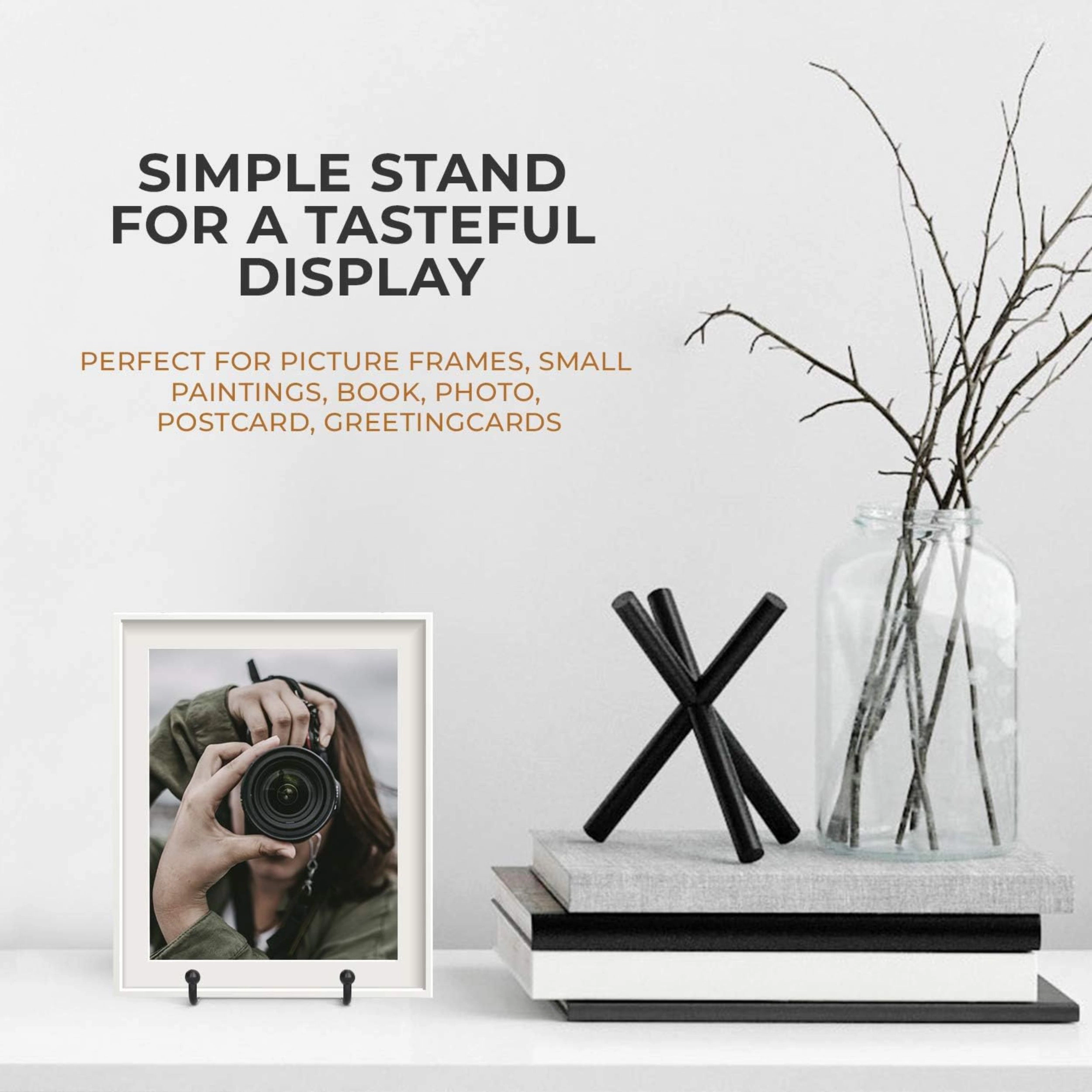 Stock Preferred Pack of 2 Metal Plate Display Stands for Decorative Plates,Books and Picture Frames