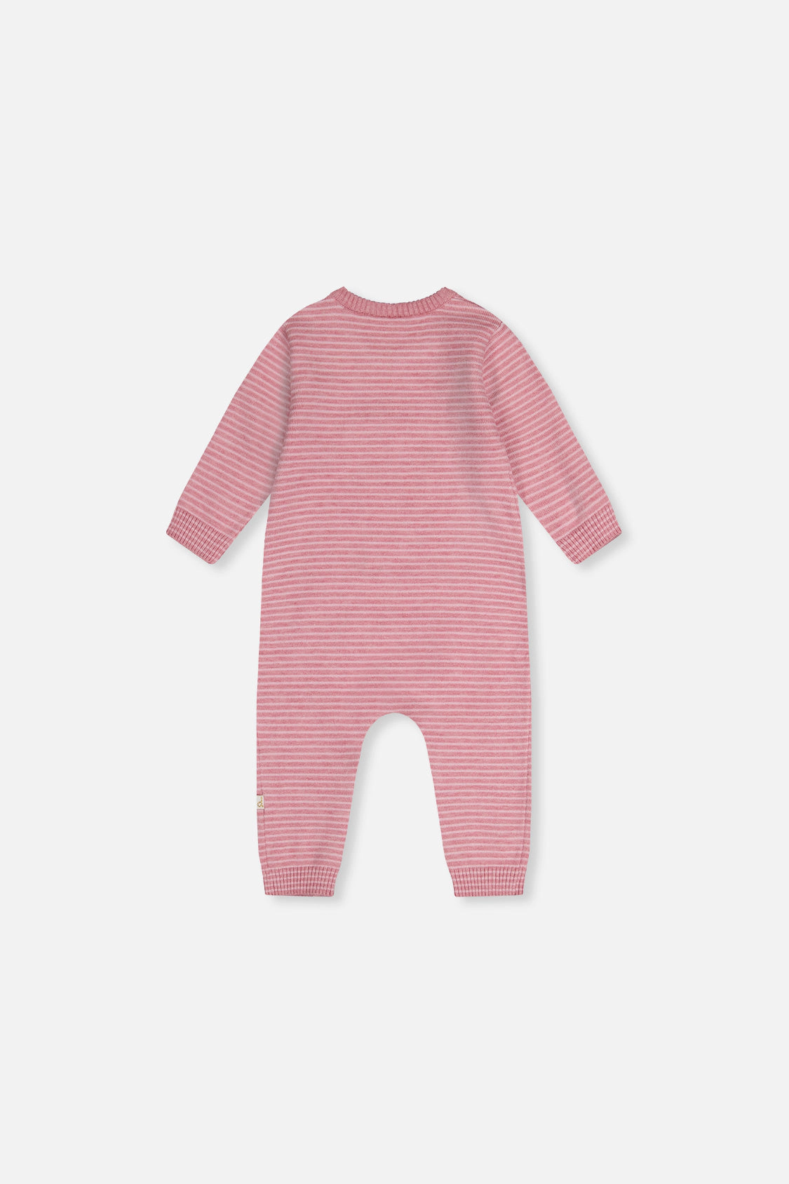 Deux par Girls Knitted Striped Flower Detail Romper