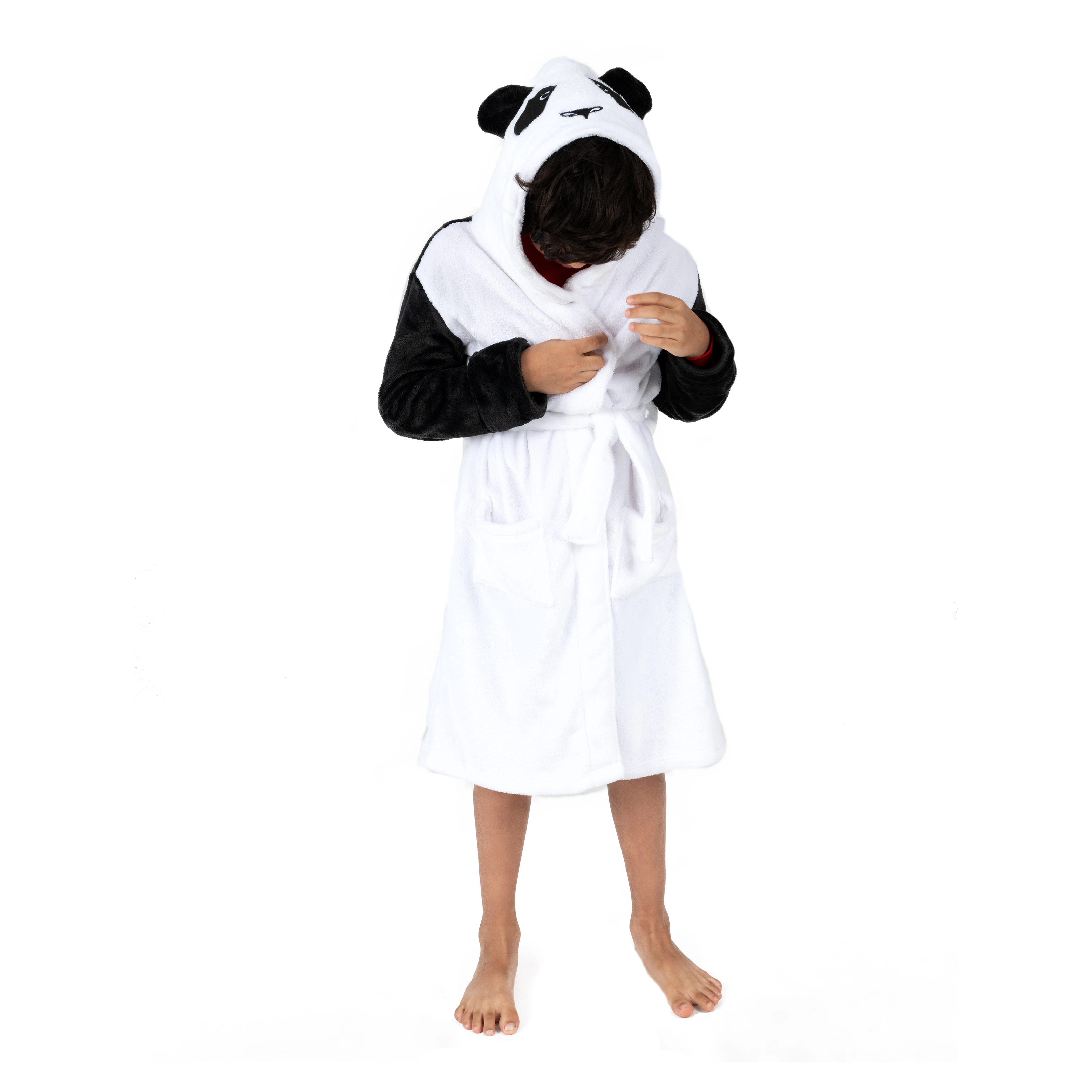 Leveret Kids Hooded Fleece Animal Robe