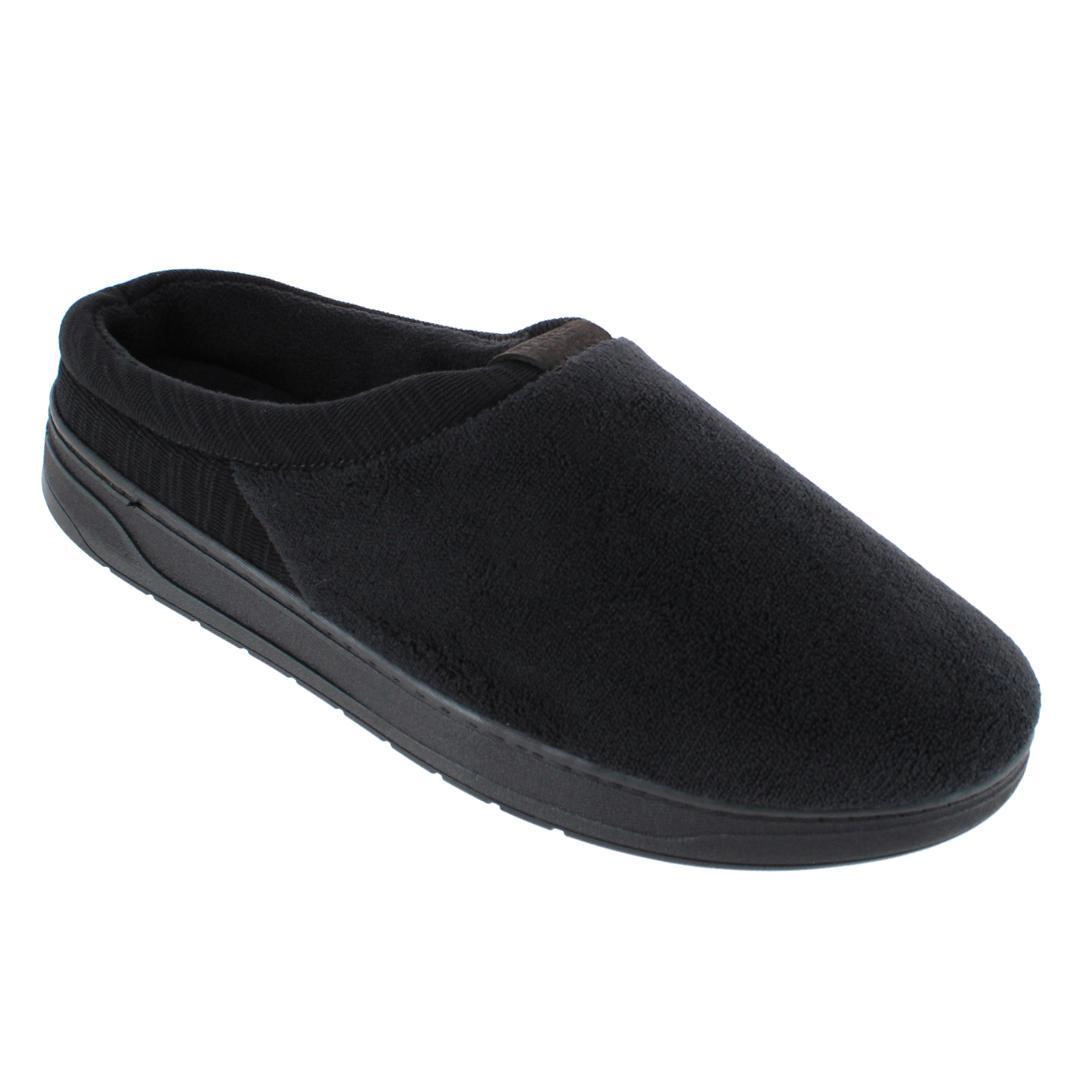 Isotoner Men's Microterry Jack Hoodback Slipper