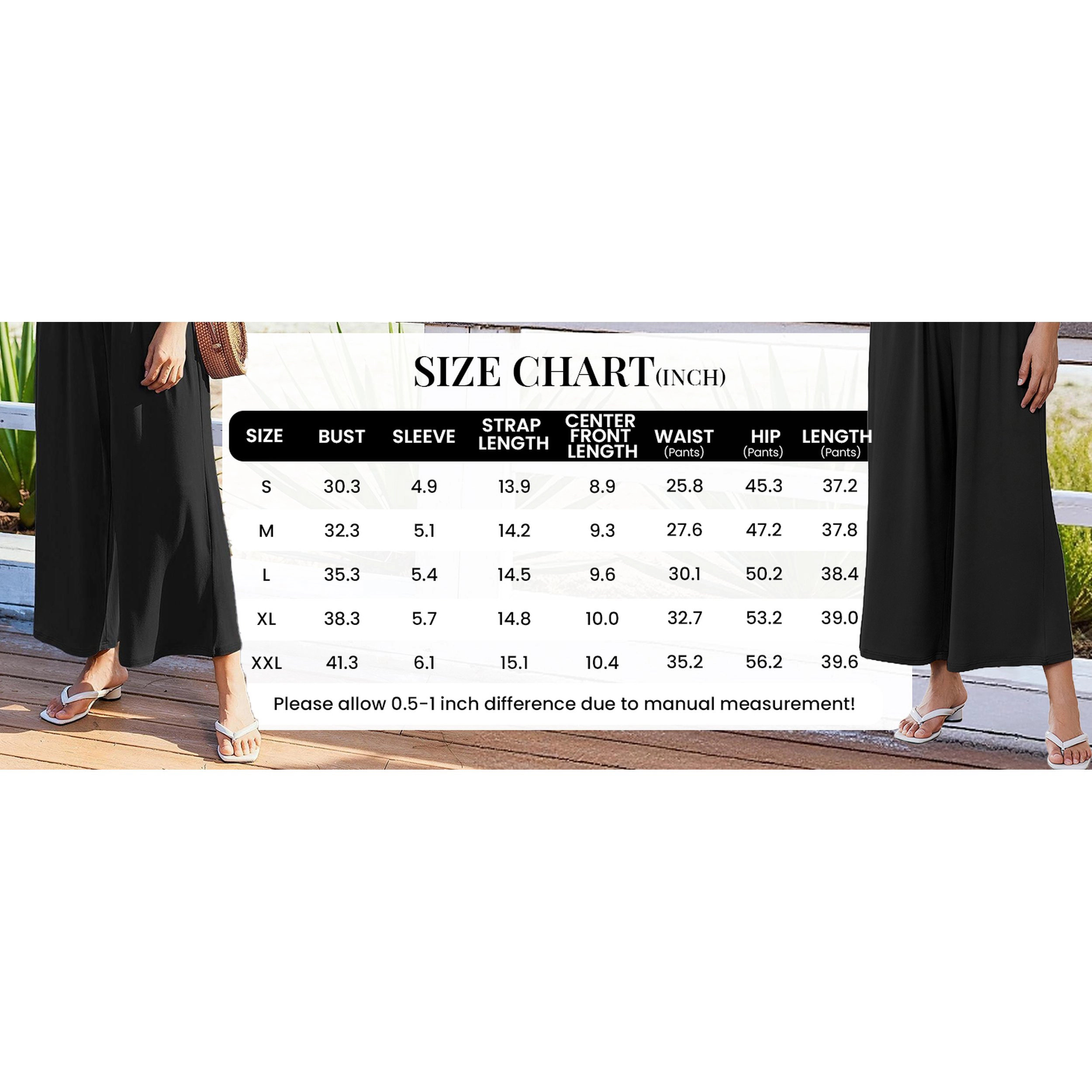 Ekouaer Women's Floral Square Neck Ruffle Sleeve Wide Leg Jumpsuit