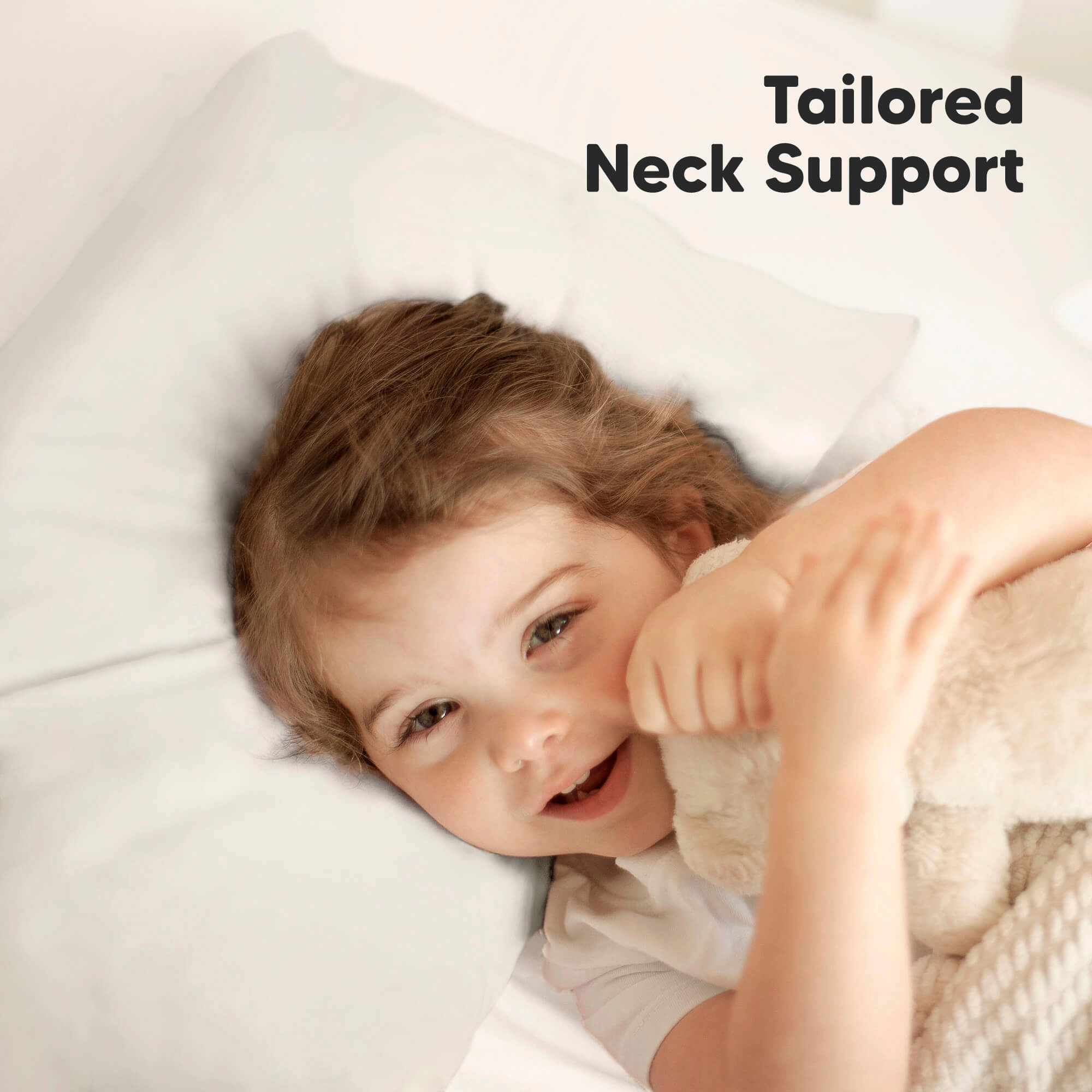 KeaBabies Jumbo Toddler Pillow with Pillowcase