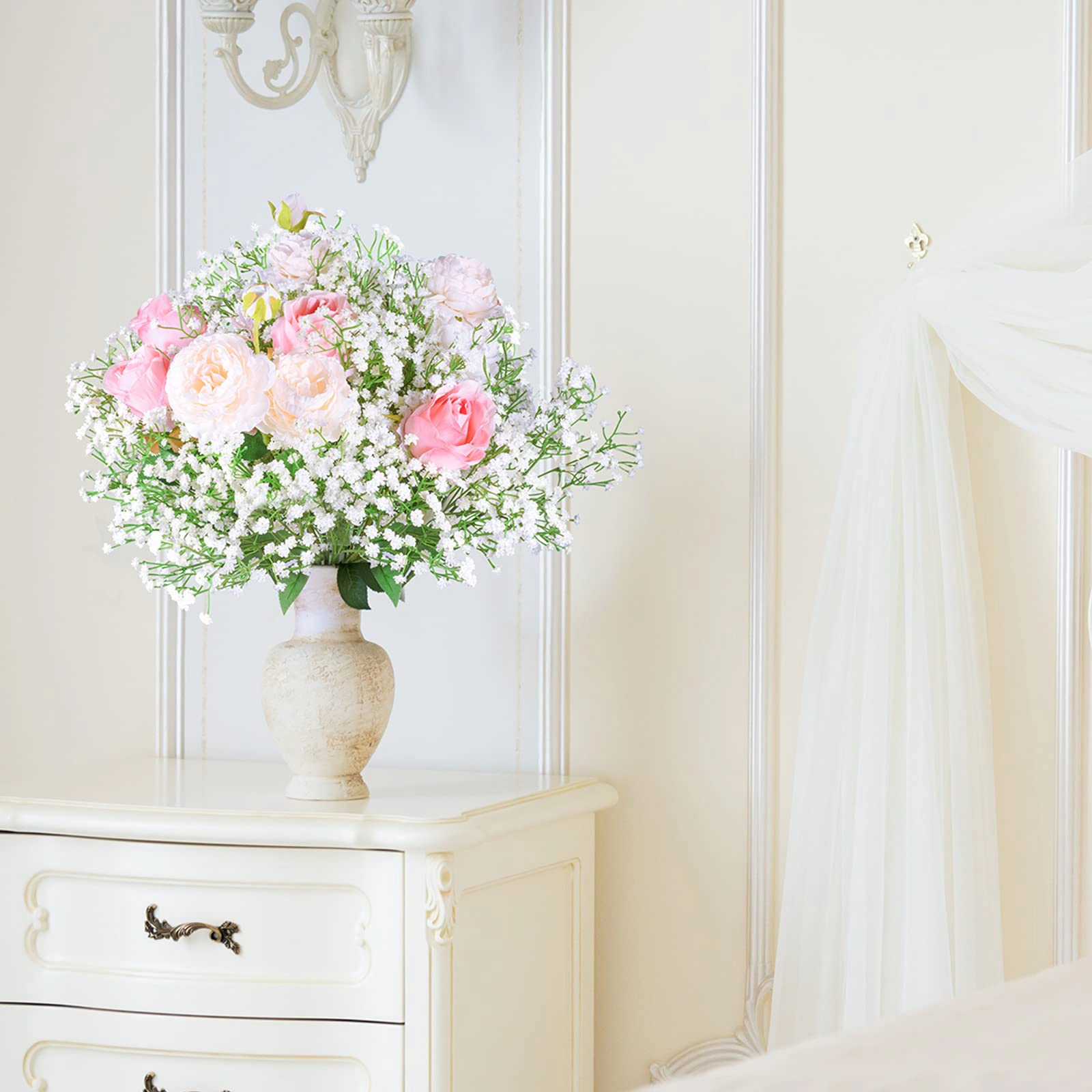 PUPWE s Breath Artificial Flowers 12 Gypsophila Faux For Wedding Party Home Garden Decoration