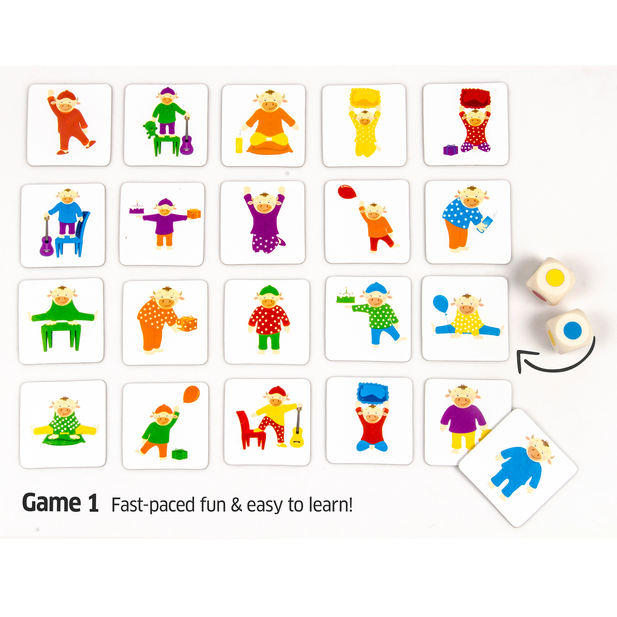 Chalk & Chuckles Pajama Party Matching Game - 2-5 Players