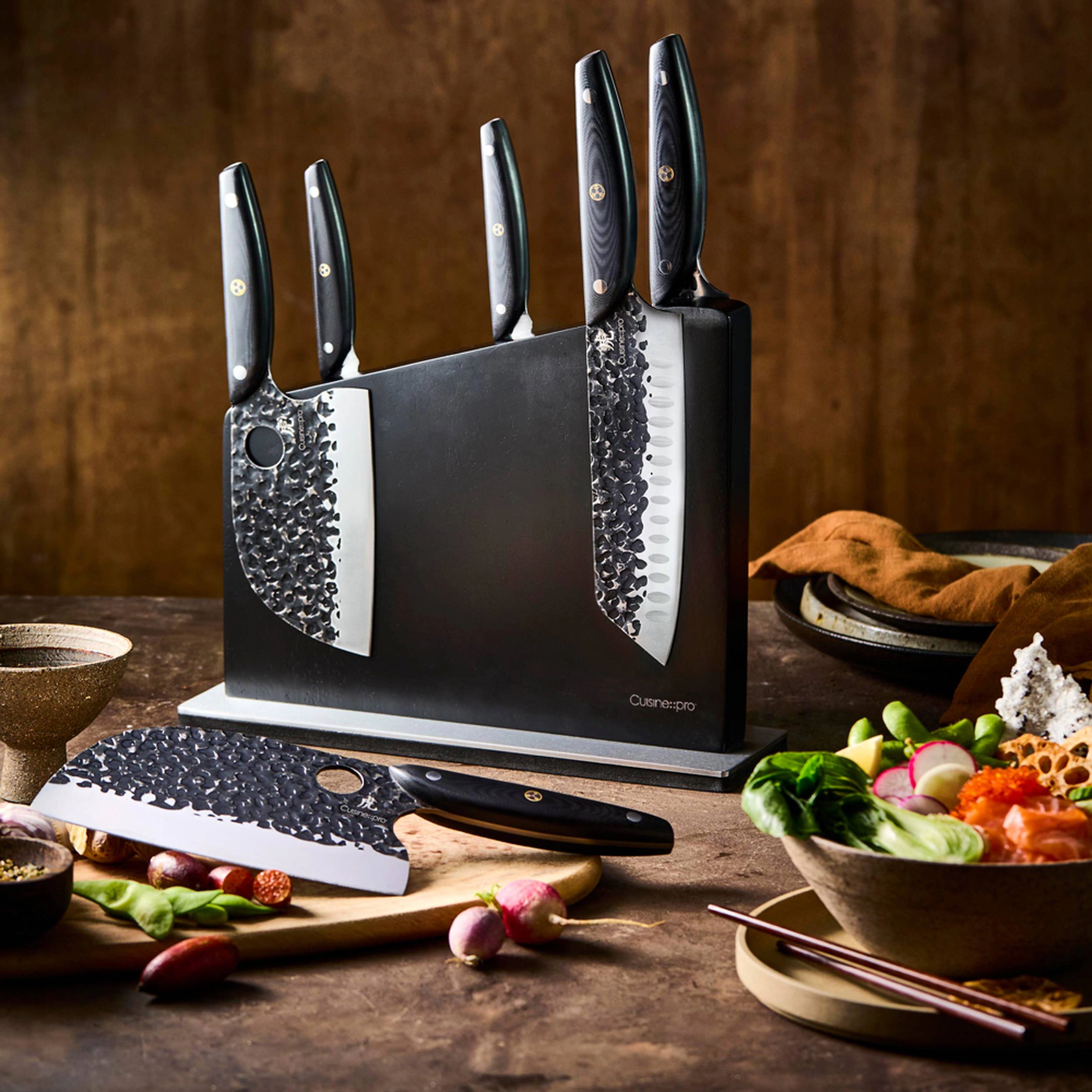 Cuisine::pro® KUROI KIBA 7-Piece Knife Block