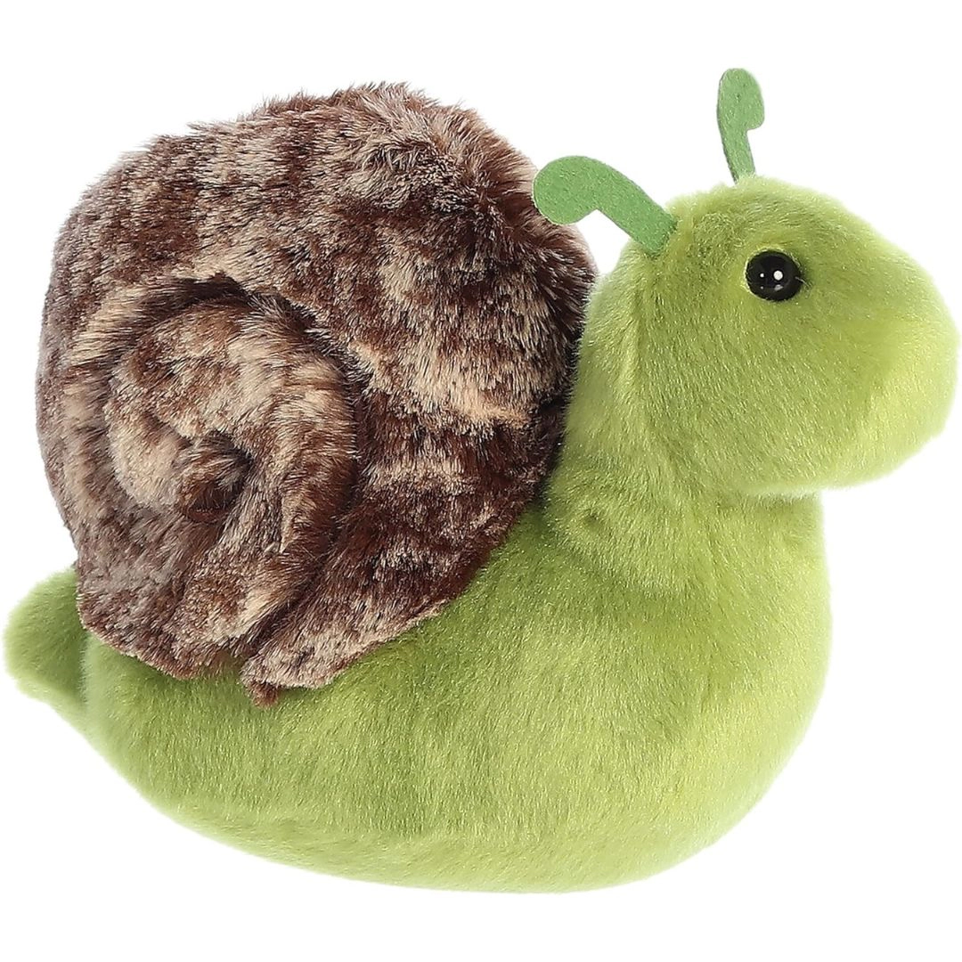 Aurora Mini Flopsie Slow Snail 8-Inch Stuffed Animal Plush