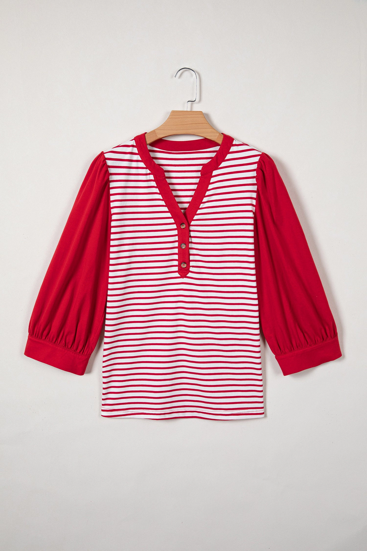 Threaded Pear Wrenley 4 Sleeve Patchwork Top