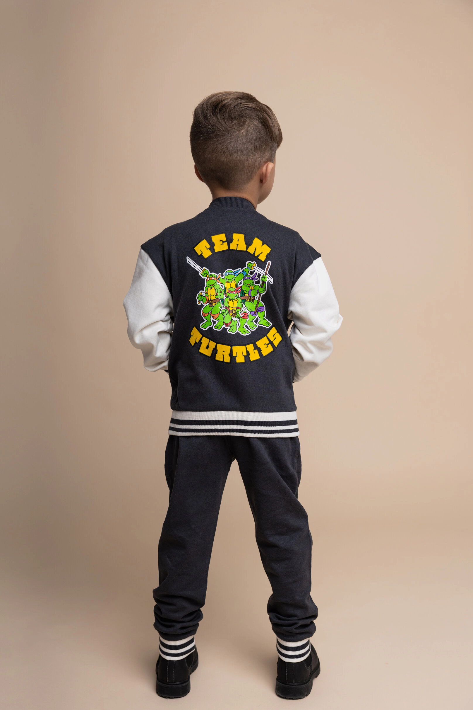 Teenage Mutant Ninja Turtles Boys' Fleece Varsity Jacket and Pants Set