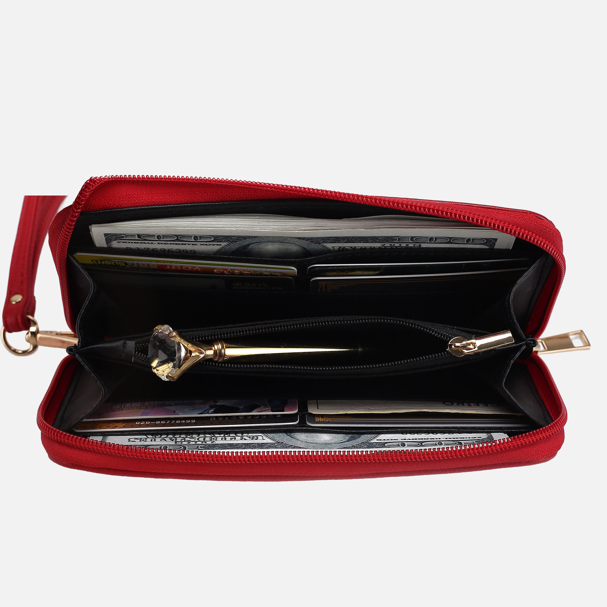 Mia K Collection Virginia Tote - Pebbled Vegan Leather with Croc-Embossed Accents and Matching Wallet