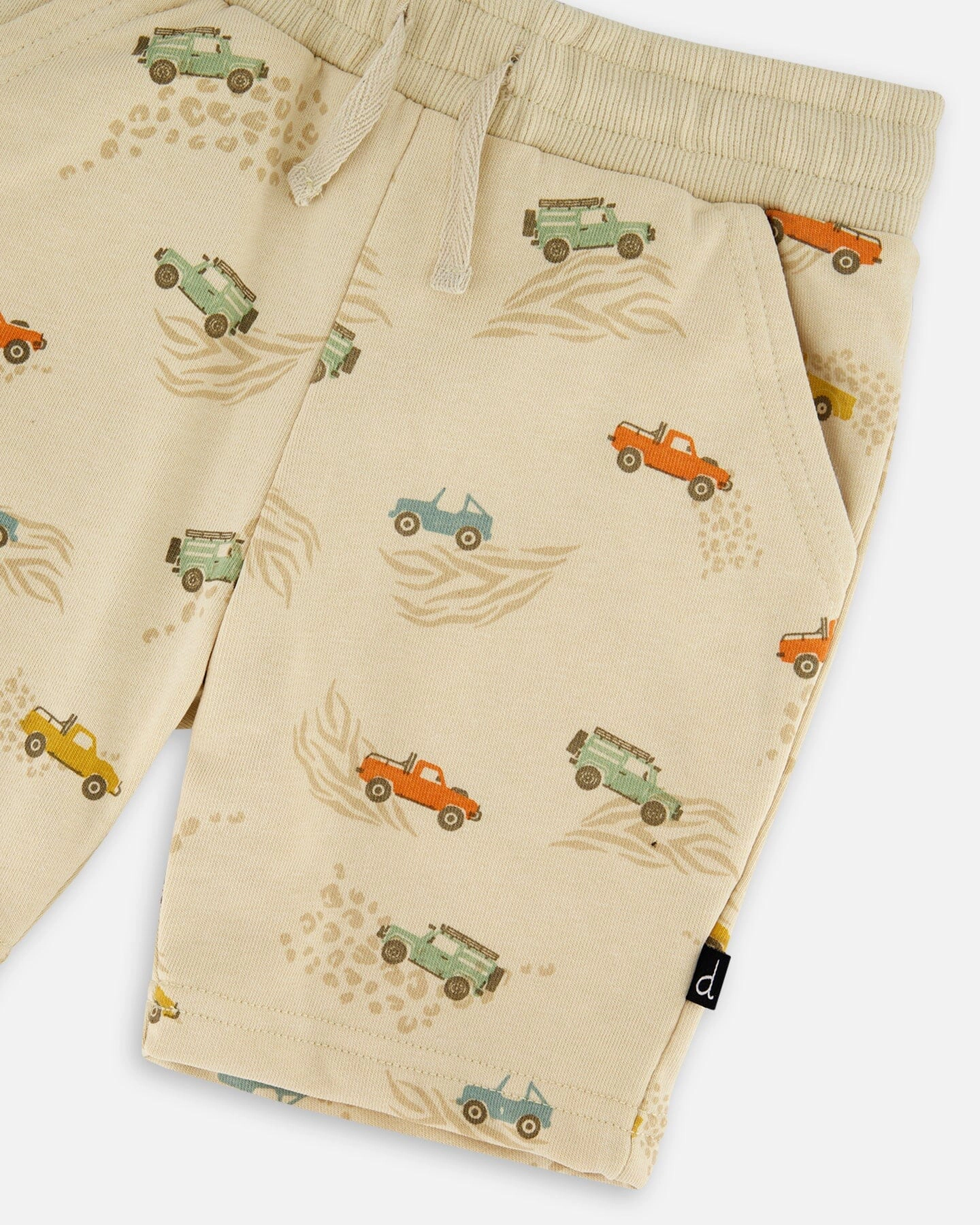 Deux par Boys French Terry Shorts Jeep Print