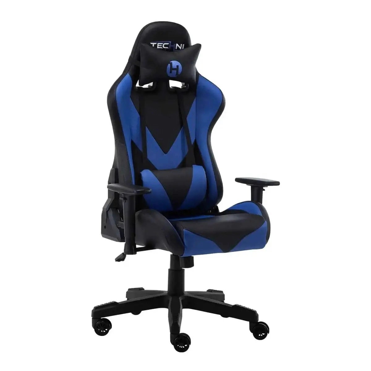 Platinum-Level Office Chairs Techni Sport TS-92 Ergonomic Gaming Chair with Reclining Lumbar Support & Headrest