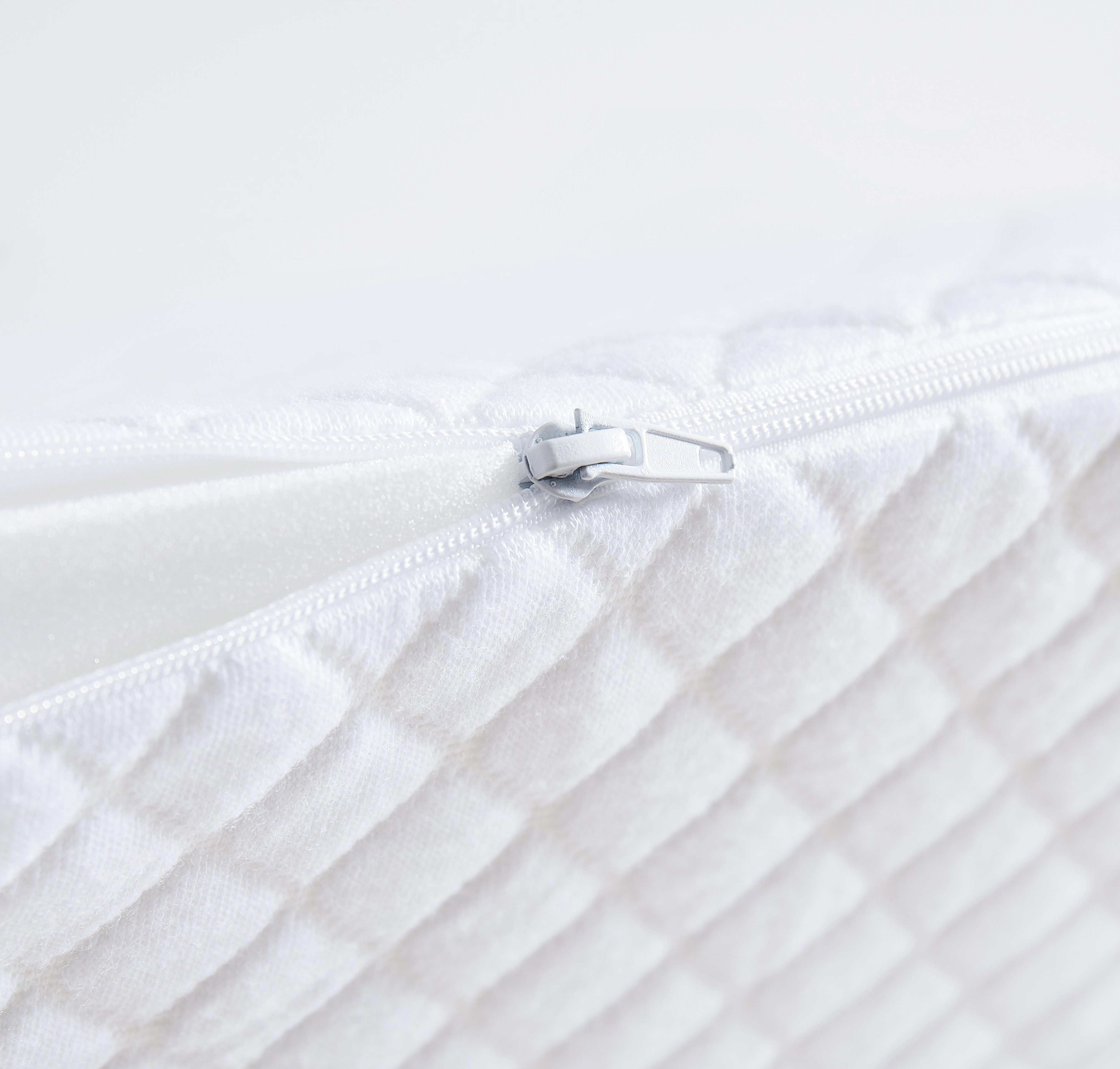 Sweet Home Collection Bed Wedge Pillow for Headboard, Bed Gap Filler with Side Pockets