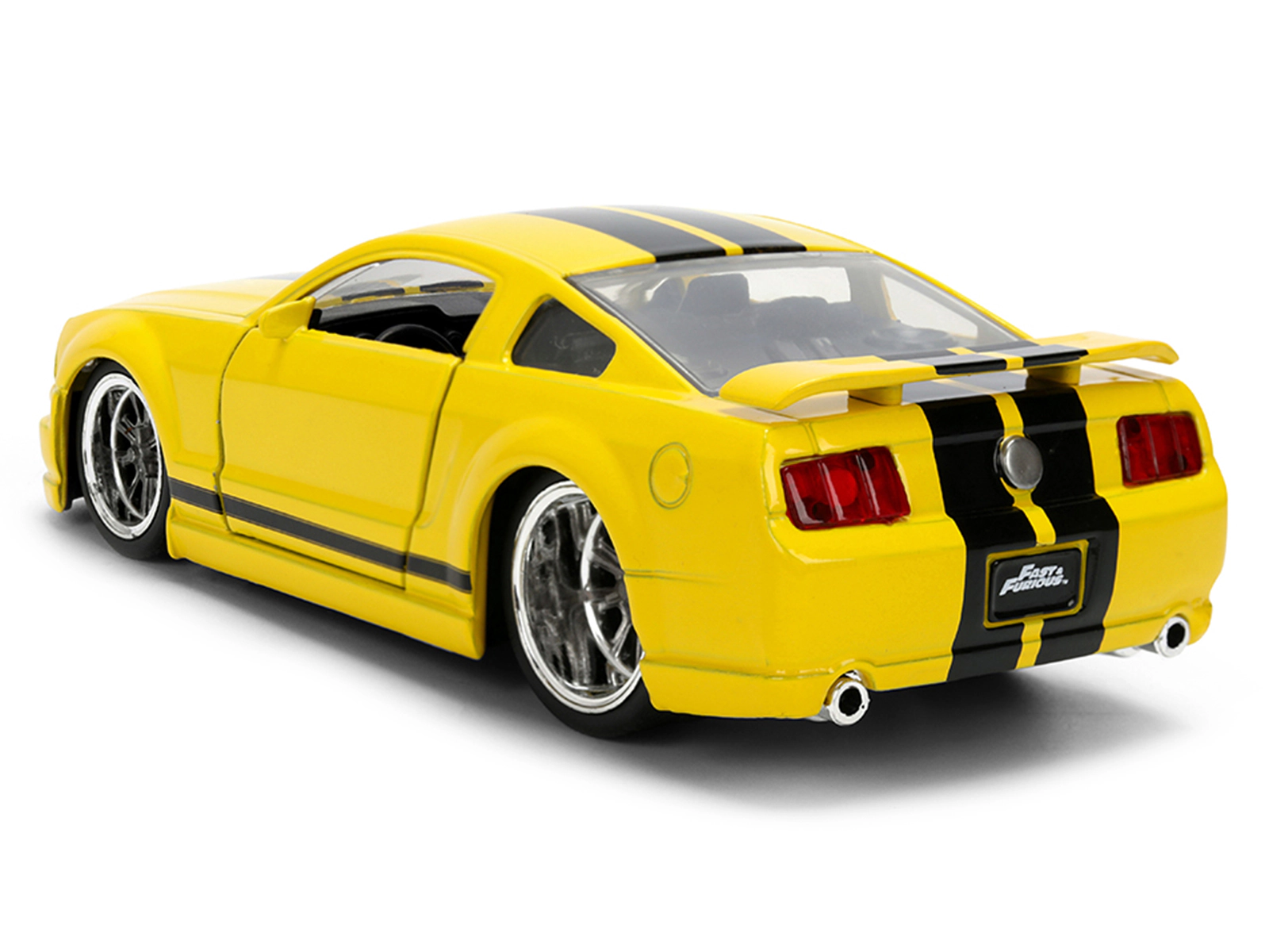 Jada 2006 Ford Mustang GT Yellow with Black Stripes "Fast & Furious 25 Years" Series 1/32 Diecast Model Car by Jada