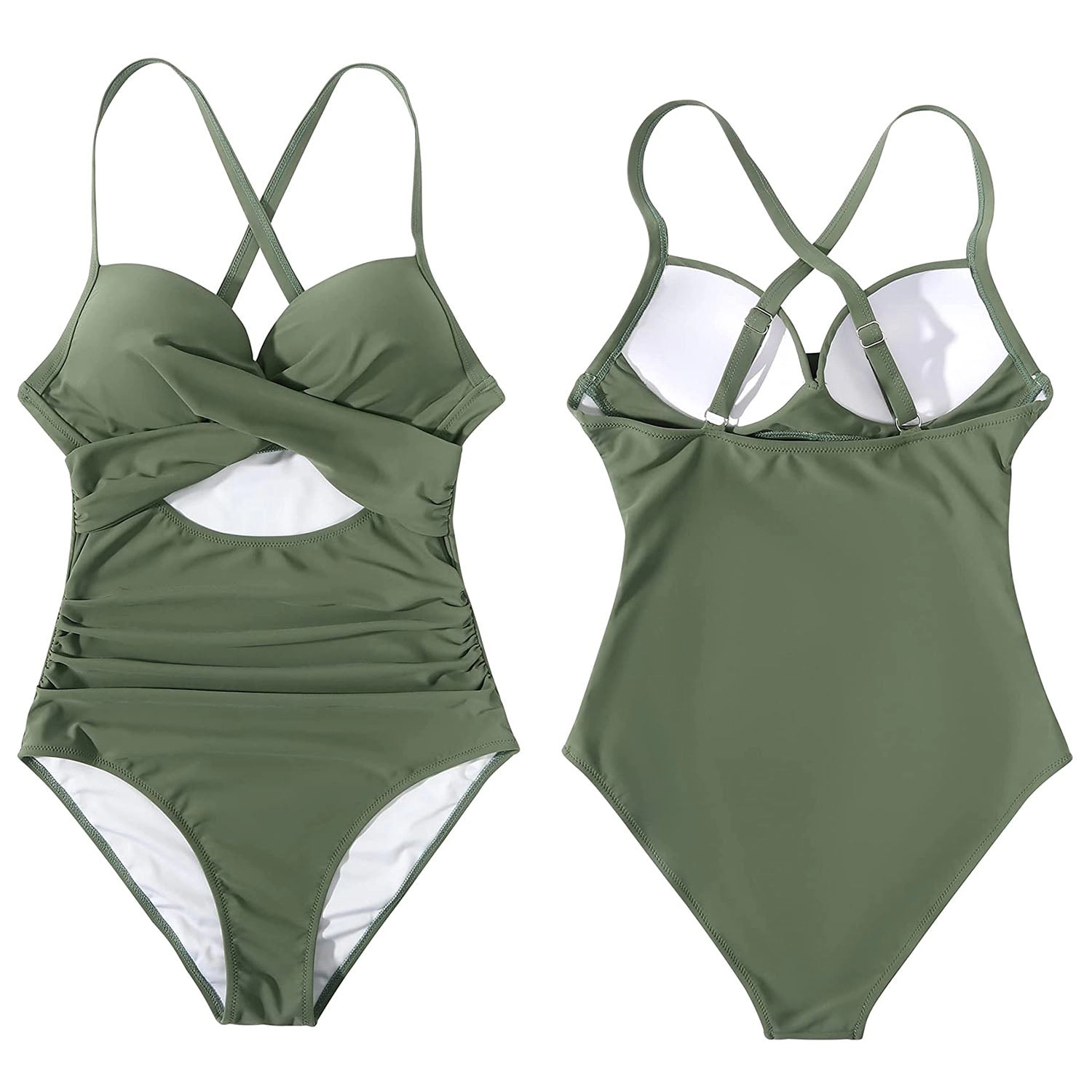 GBruno High Waist Cutout One Piece Swimsuit