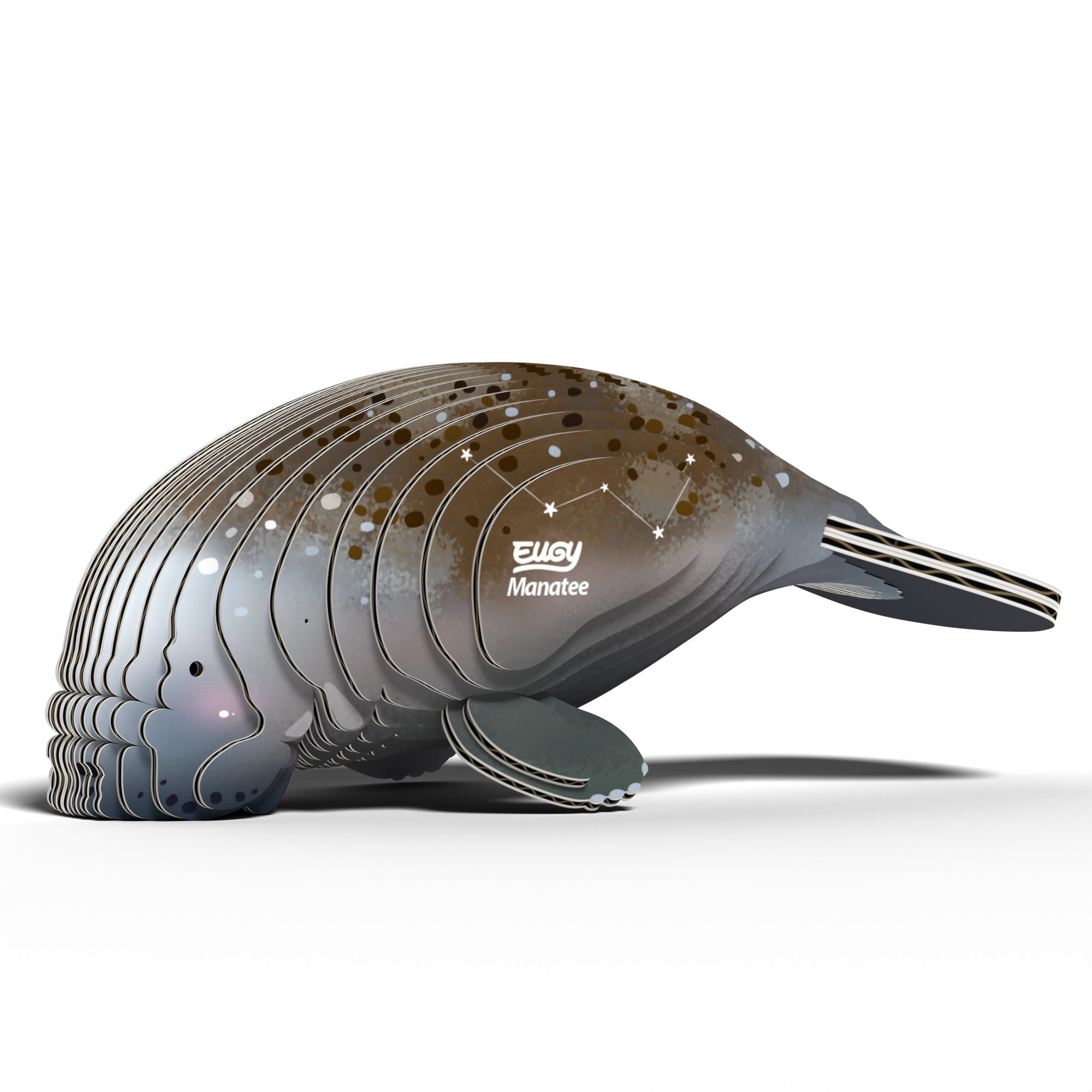EUGY Manatee 3D Puzzle - contains 28 puzzle pieces