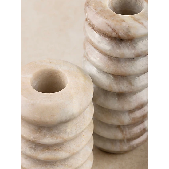 GAURI KOHLI Tracey Onyx Taper Candle Holders