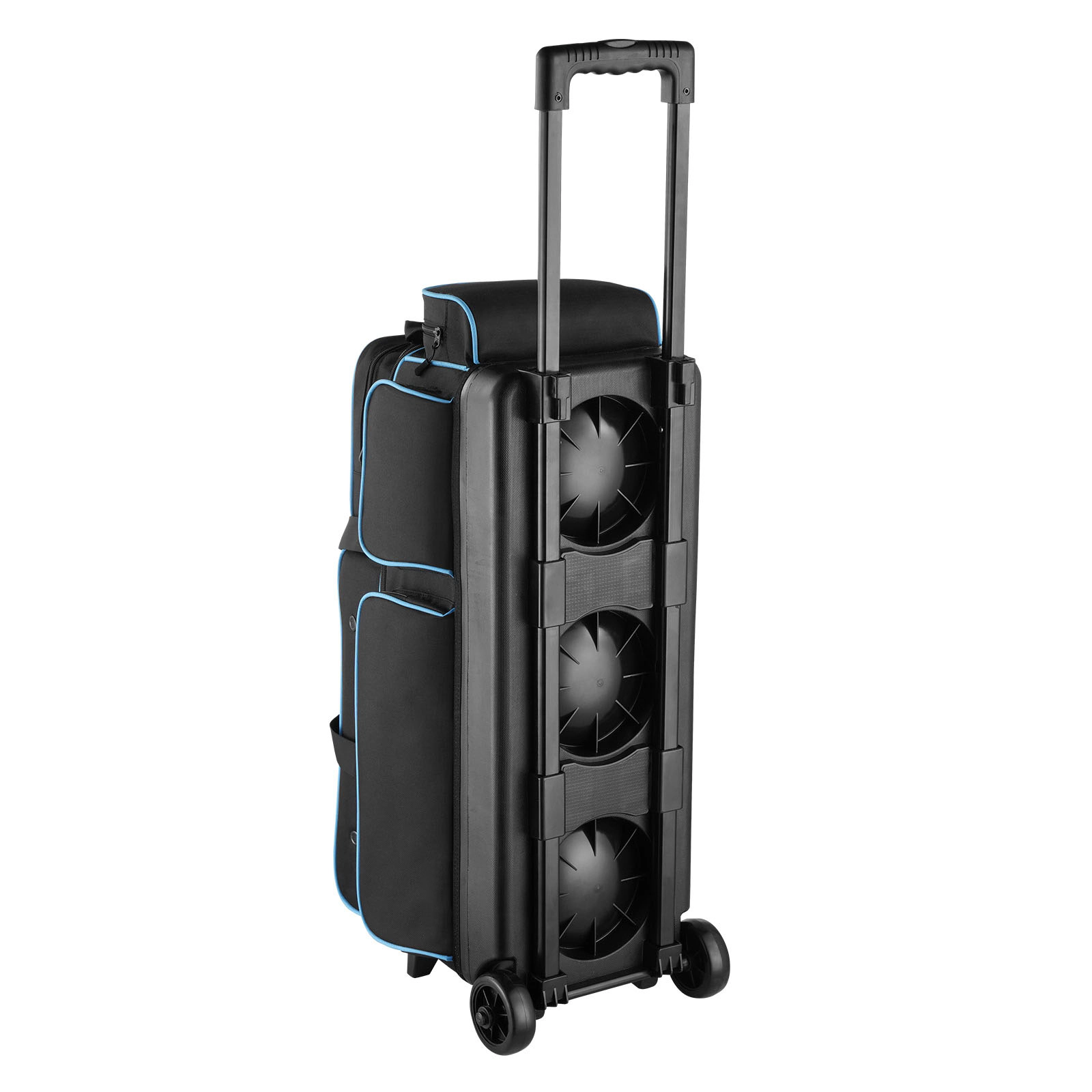HONGGE Bowling Ball Bag, Double Roller Bowling Bag with Wheels