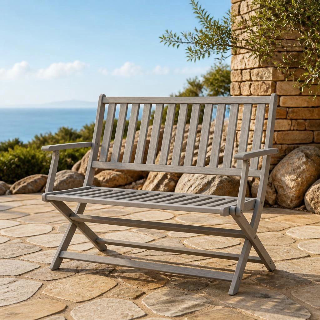 WOW PIONEER Solid Acacia Wood Patio Chair