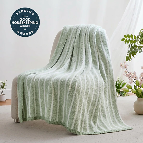 CovertSafe Chevron Reversible Soft Warm Knit Plush Lightweight Throw ...