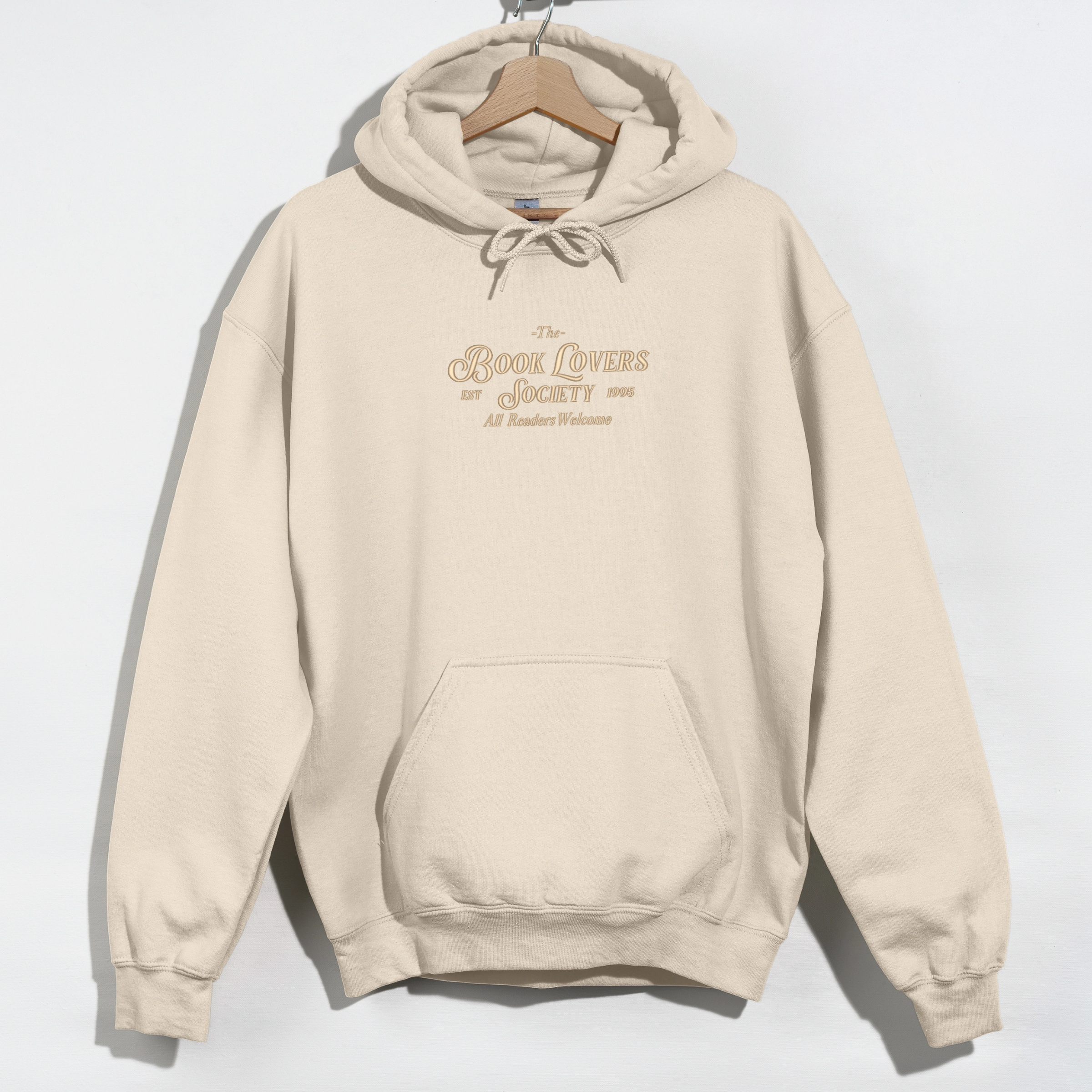 Simply Sage Market - Women's Graphic Hoodie Embroidered Book Lovers Society