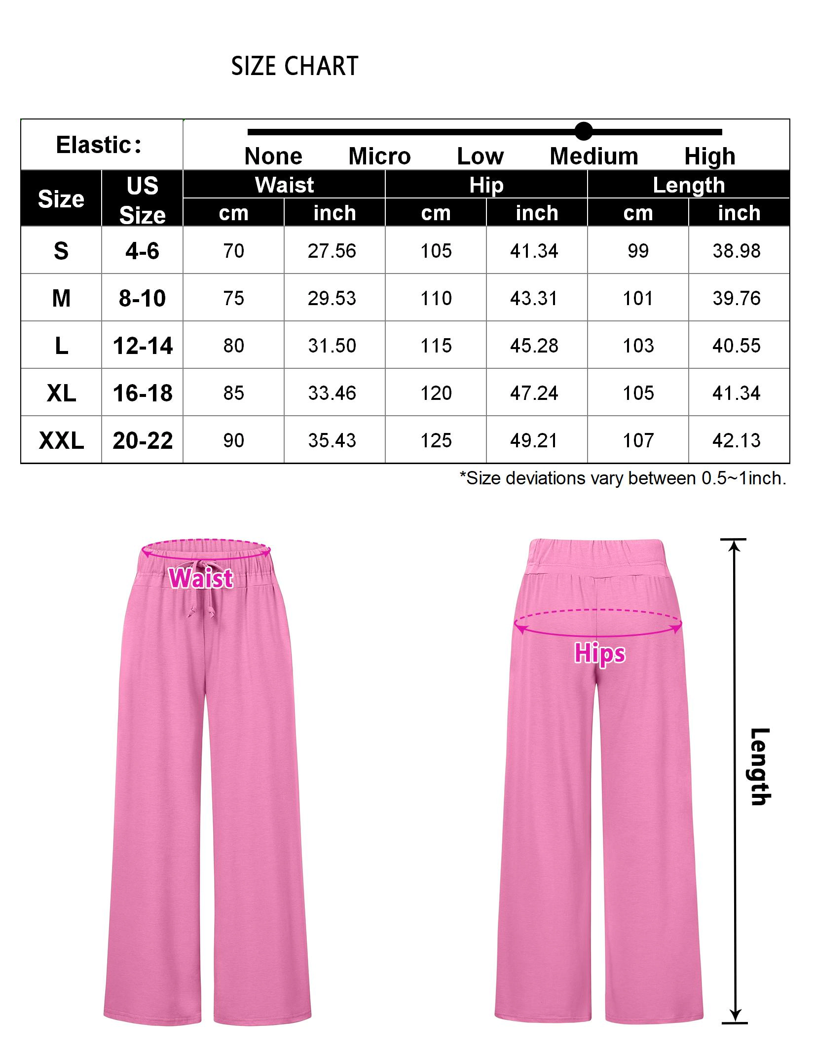 KOJOOIN Sweatpants for Women Wide Leg High Waist Pants with Pockets Palazzo Trousers