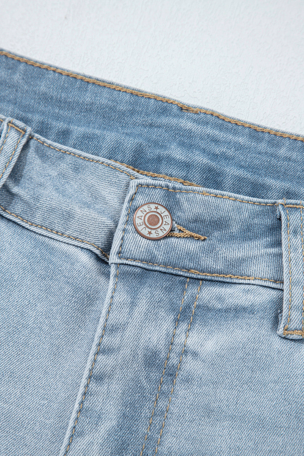 Threaded Pear Women's Kimberly Length Distressed Skinny Jeans