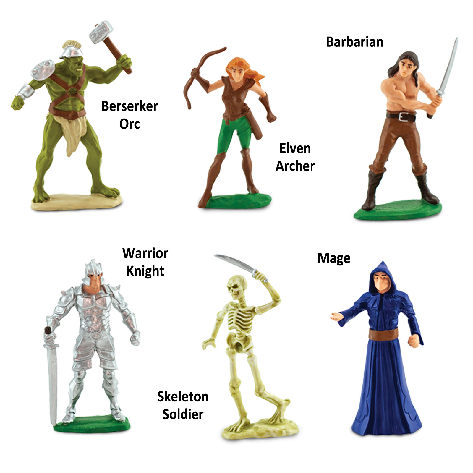 Safari Ltd. - Heroes & Monsters Designer Toob - contains 6 Mini Figurines
