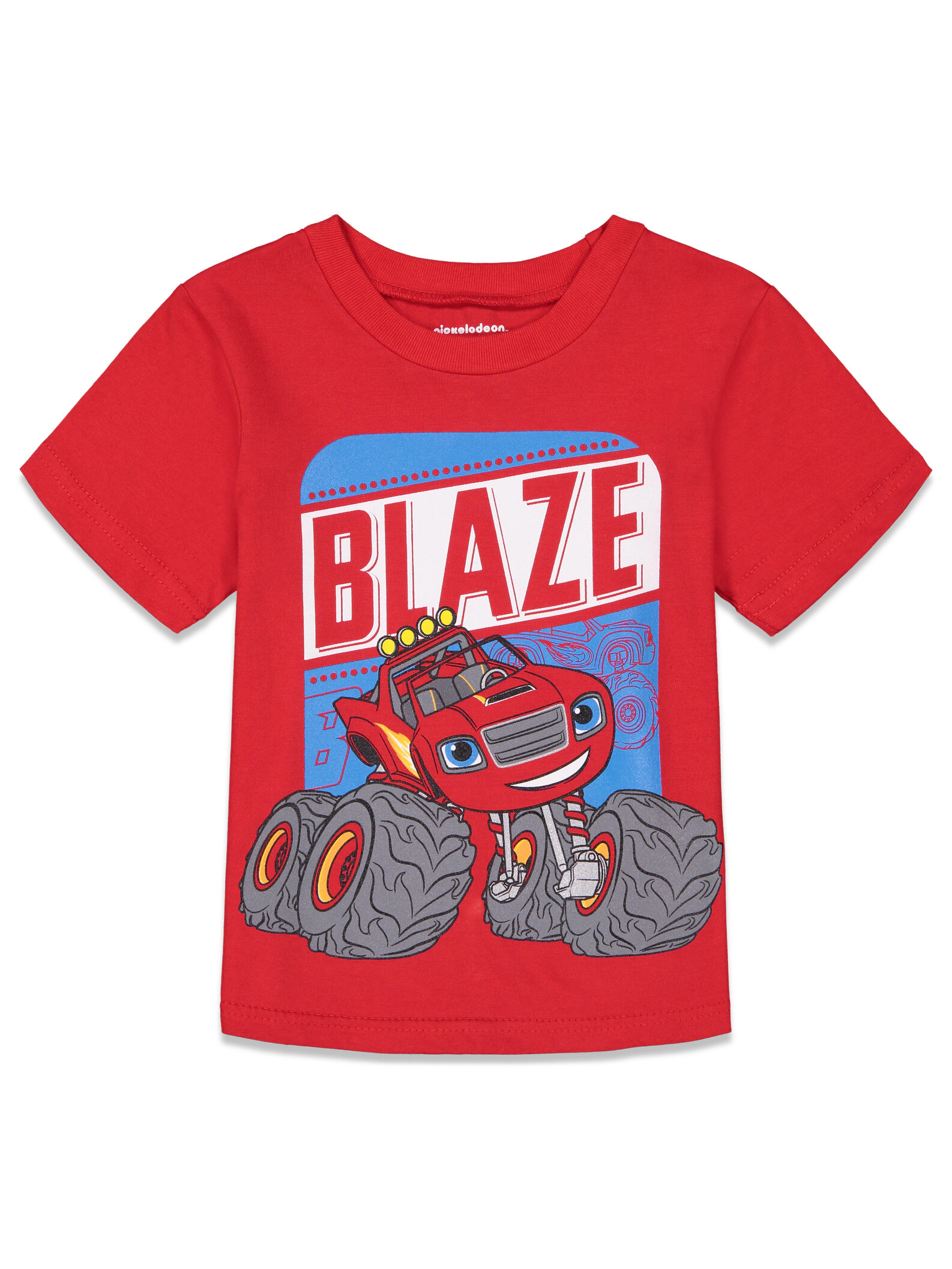 Nickelodeon Blaze and the Monster Machines Boys' Athletic 2-Piece Tee Shorts Set