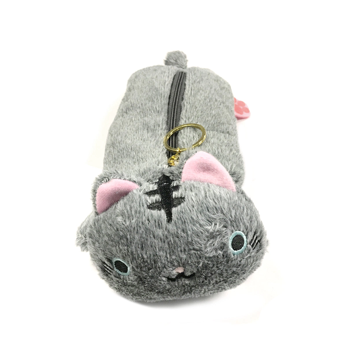 Wrapables Plush Cat Pencil Pouch