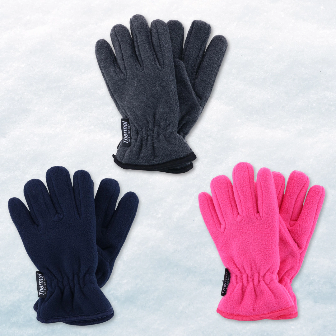 CTM Kids' One (5-10) Winter Fleece Glove