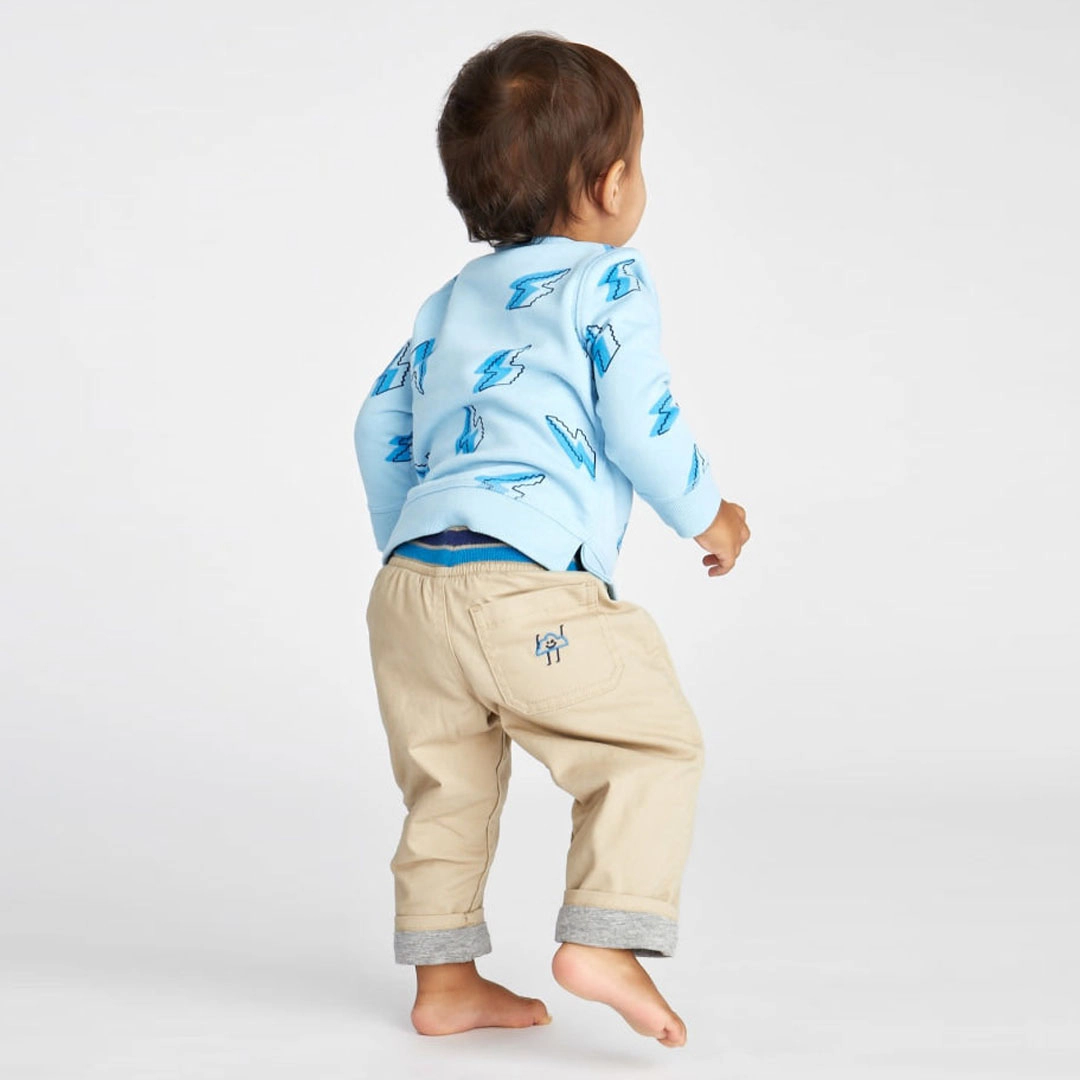 Rockets of Awesome Mini Easy Khakis For Baby Boy