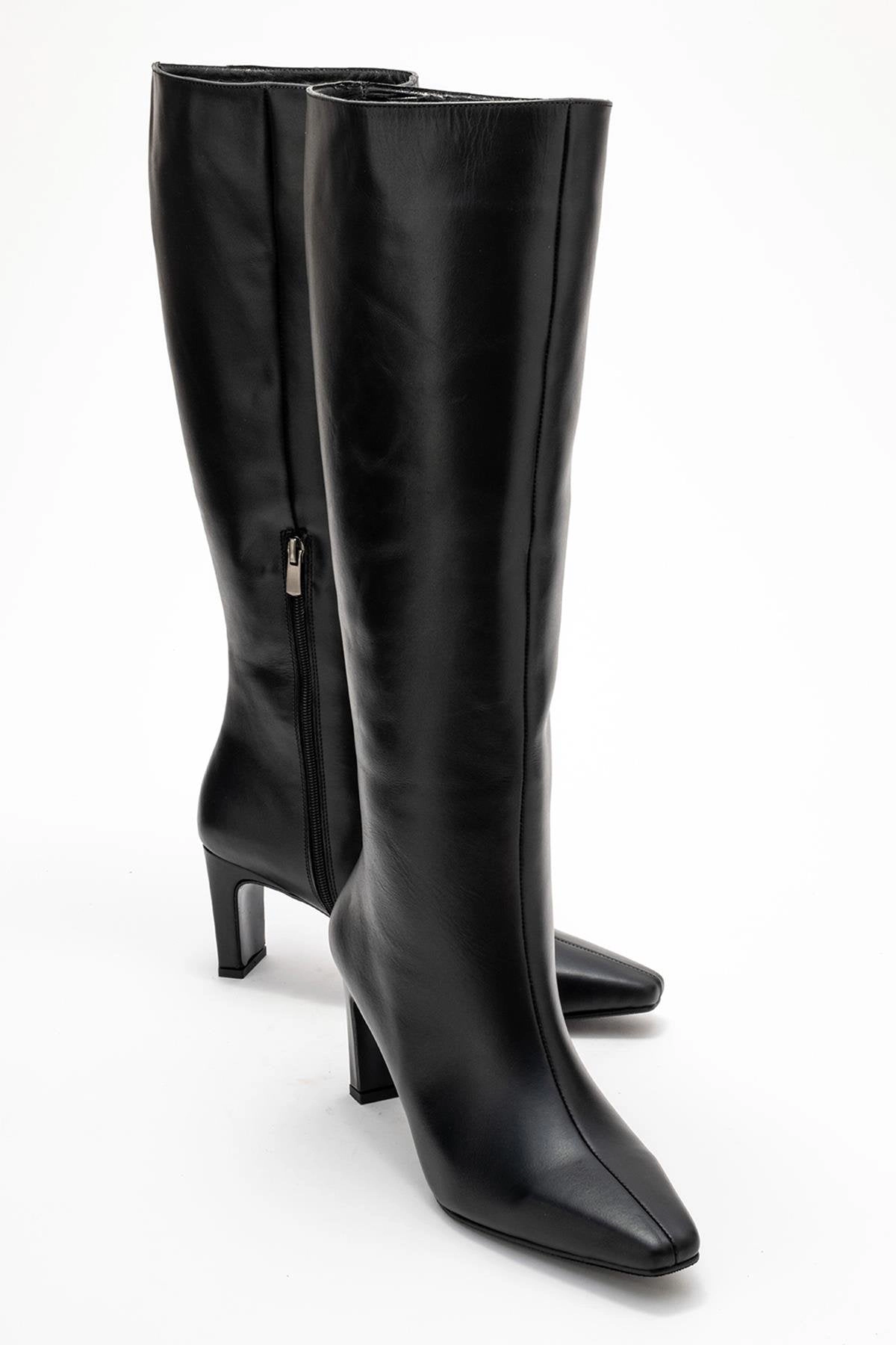 Forever & Always Womens Velencia Leather Knee High Boots