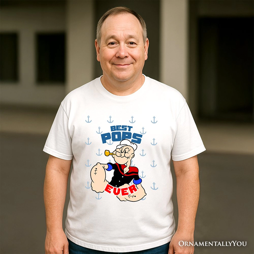 OrnamentallyYou Mens Best Pops Ever T-Shirt