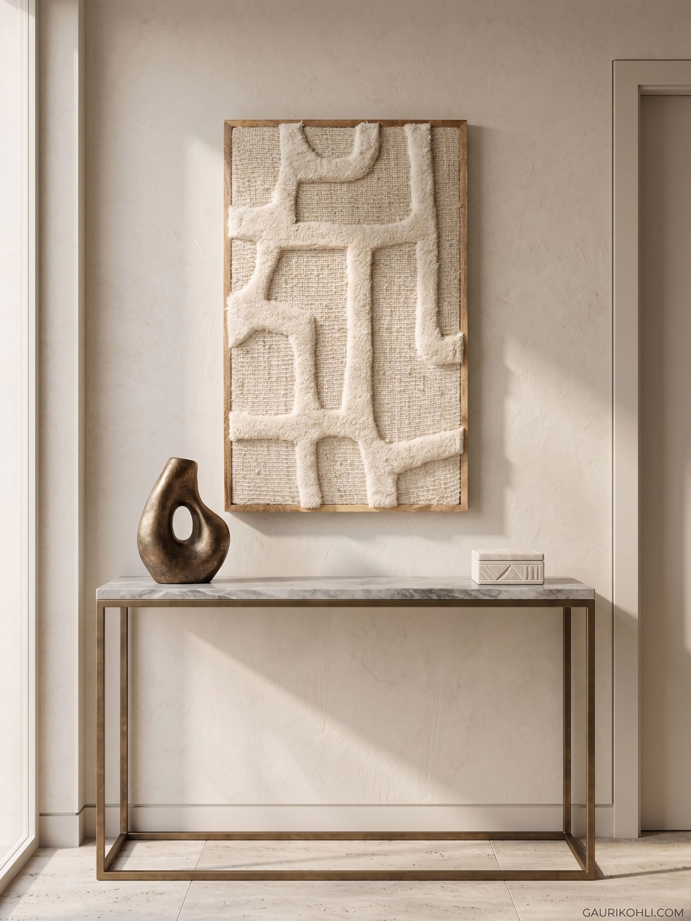 GAURI KOHLI Lofoten Rune Tufted Wall Art