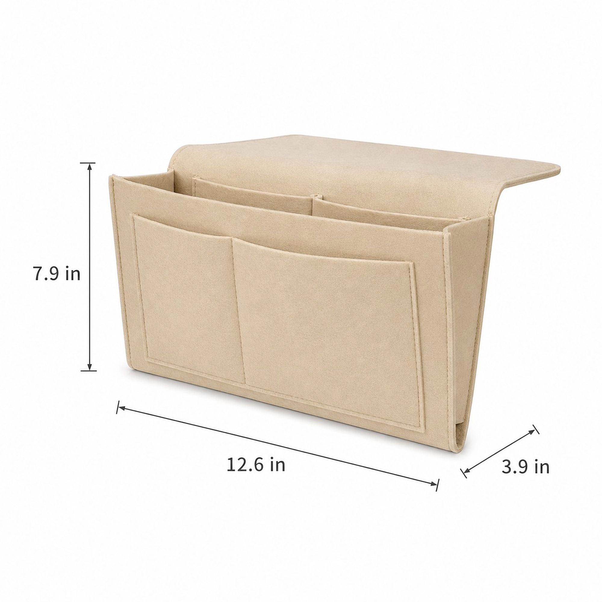 Alilang Women Sofa Armrest Organizer with Multiple Pockets Couch Remote Control Storage Caddy