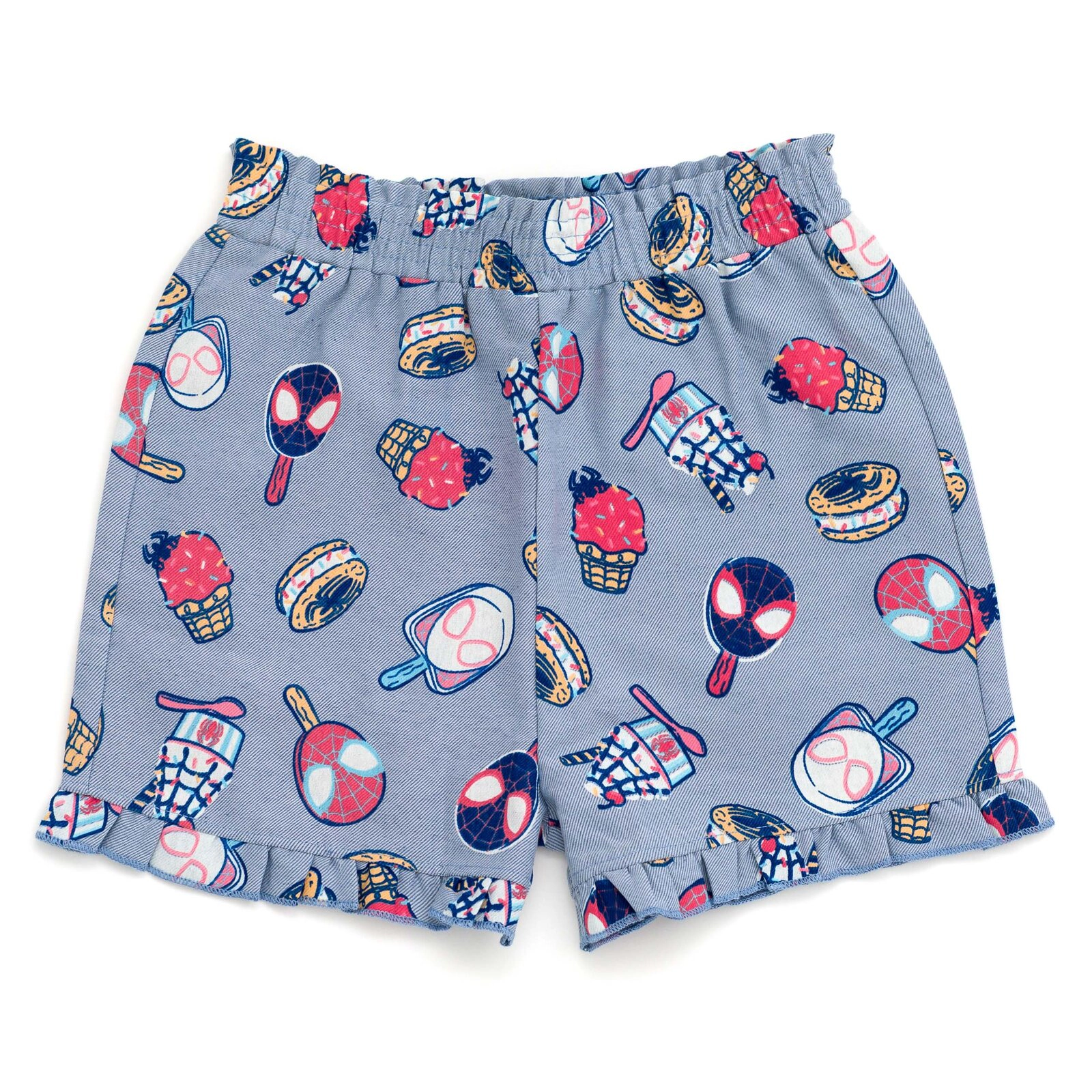 Marvel Spider-Man Girls' 2-Piece T-Shirt and Shorts Set