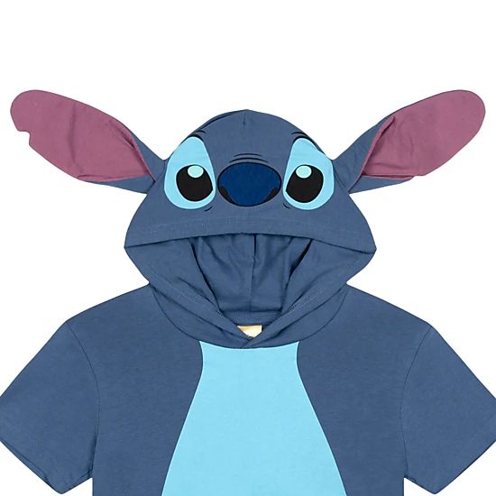 Disney Lilo & Stitch Matching Family Cosplay Hooded T-Shirt