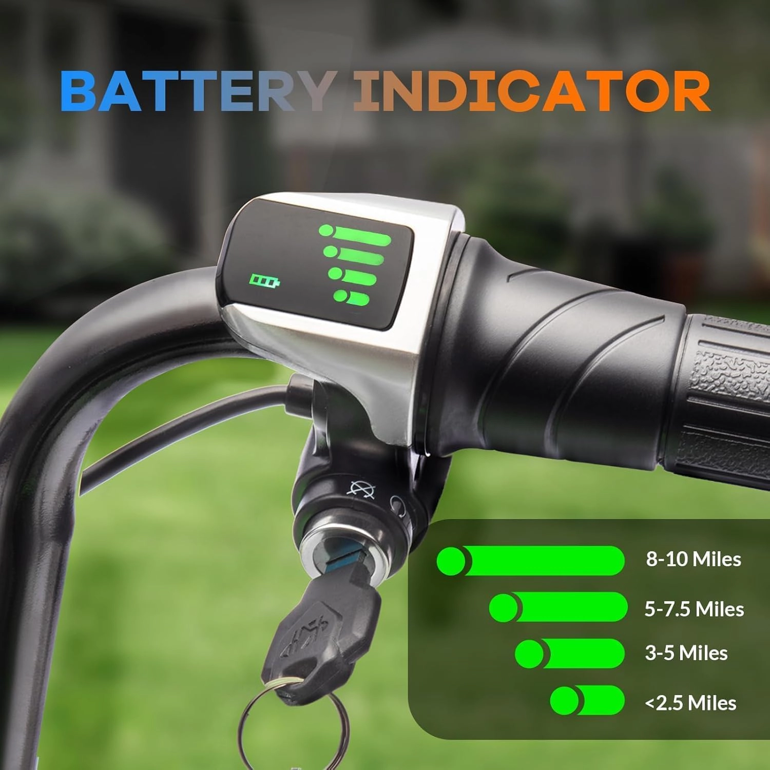 24V Kids & Teens Electric Dirt Bike, 250W Motor, 14MPH, LED Light, Leather Seat, 60Min Ride Time