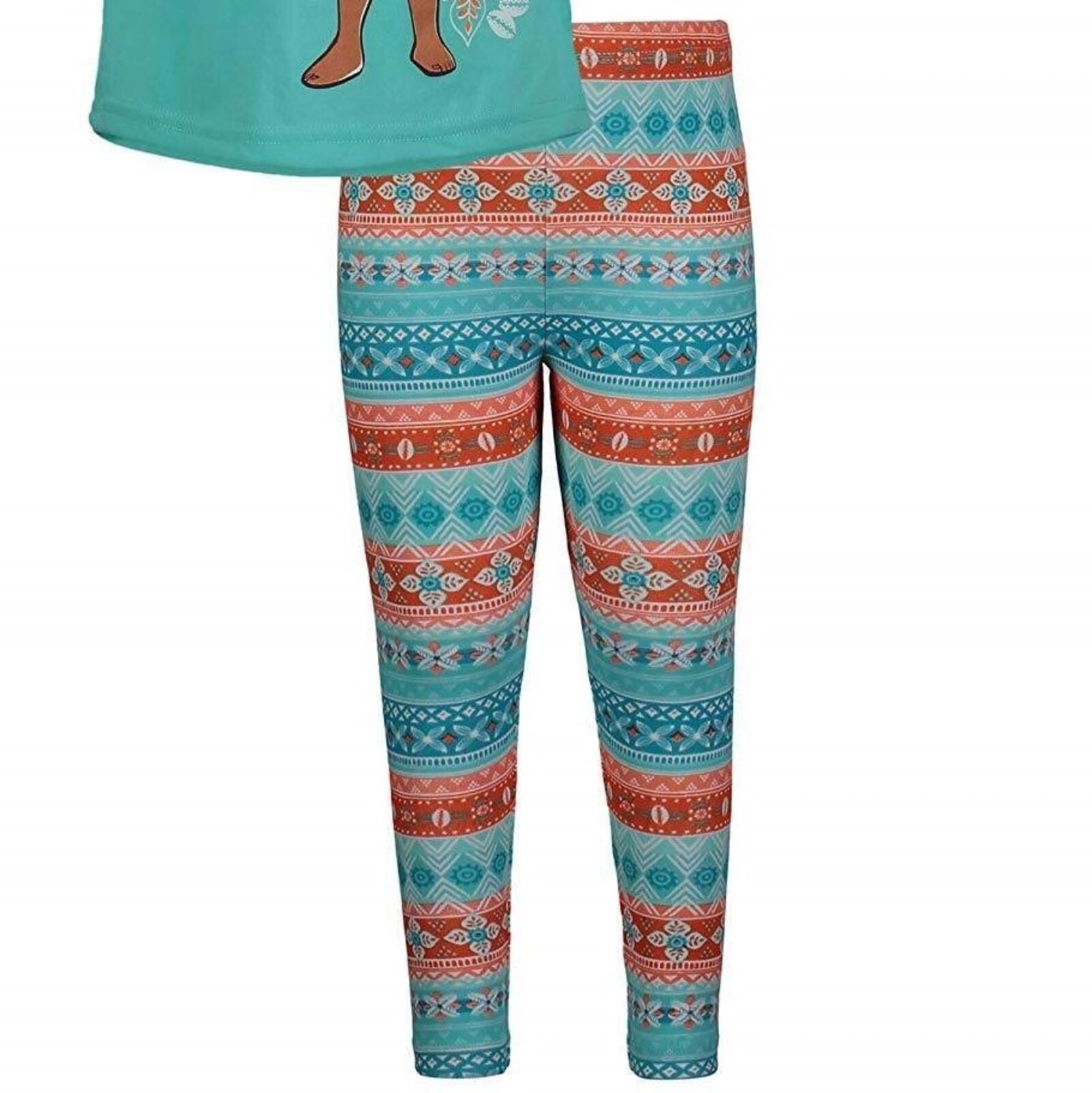 Disney Moana Girls' 2-Piece Tee and Leggings Set