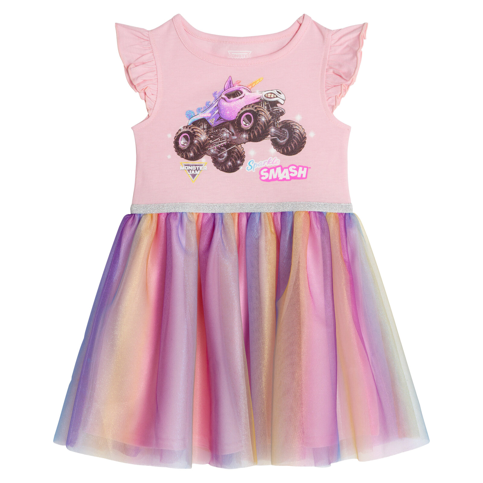 Monster Jam Sparkle Smash Girls' Tutu Dress
