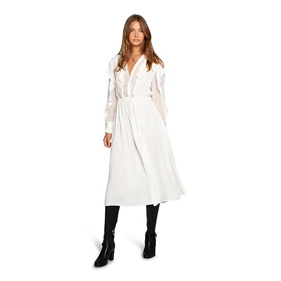 Belle & Bloom Slow Dance Frill Midi Dress