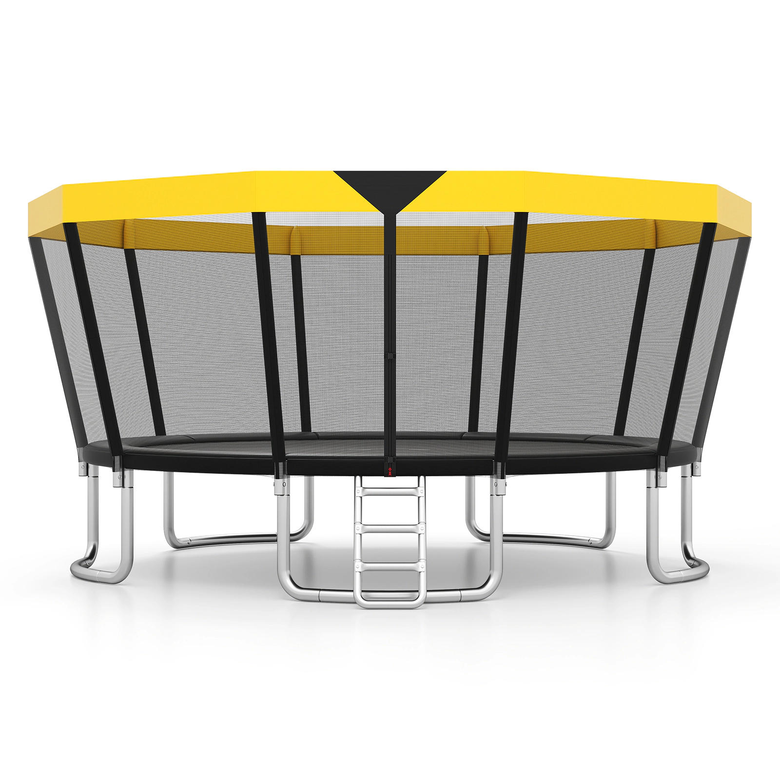 LJG ASTM Compliant Recreational Trampoline with Non-Slip Ladder