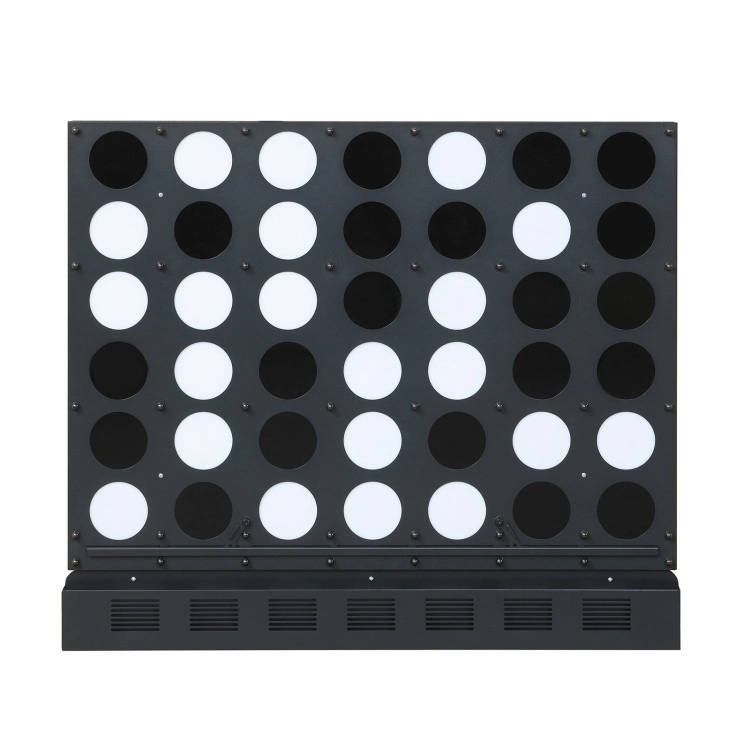 Hivvago Wall-mounted Jumbo 4-in-a-Row Game with Acrylic Discs