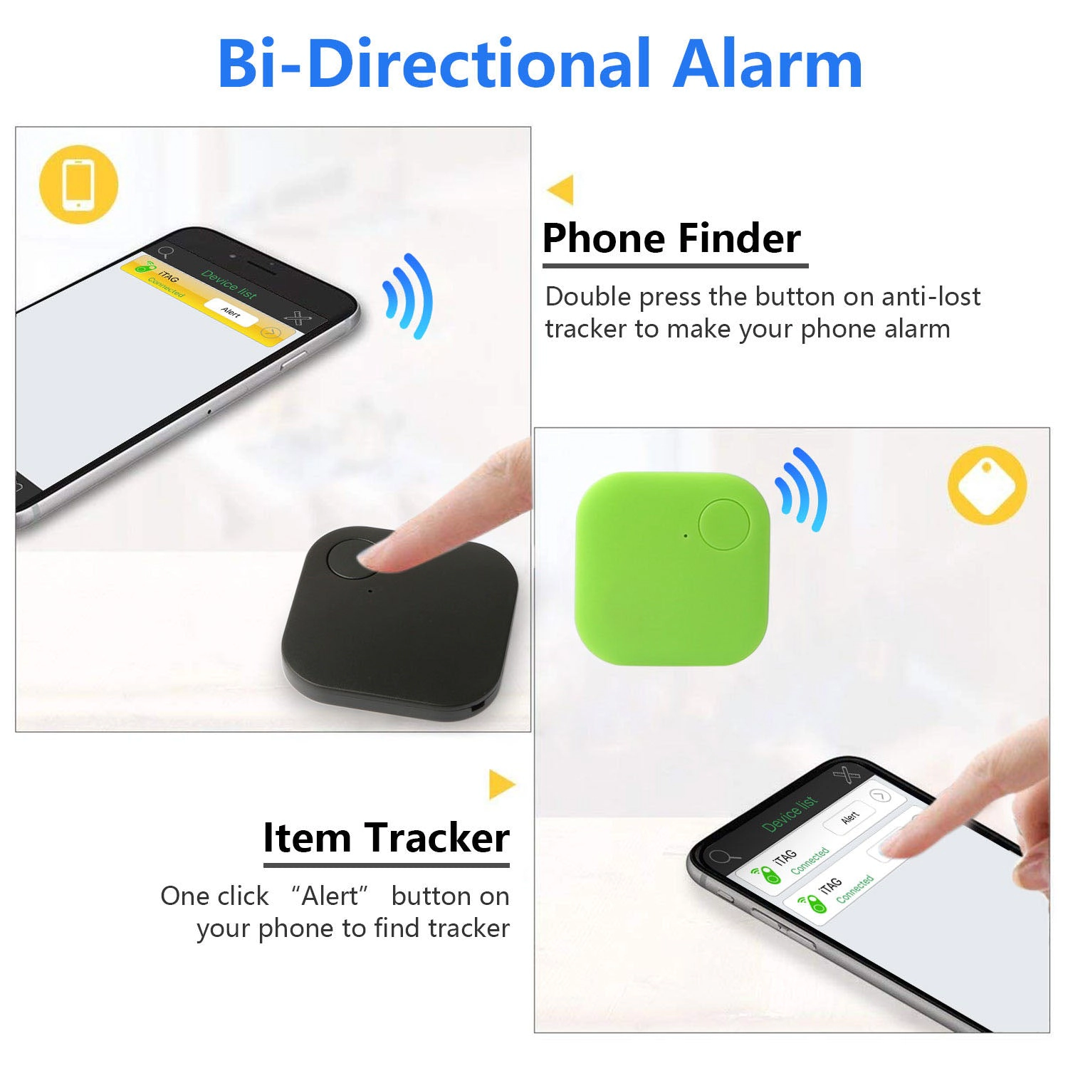 GBruno Bluetooth Anti-Lost Tracker Key Finder