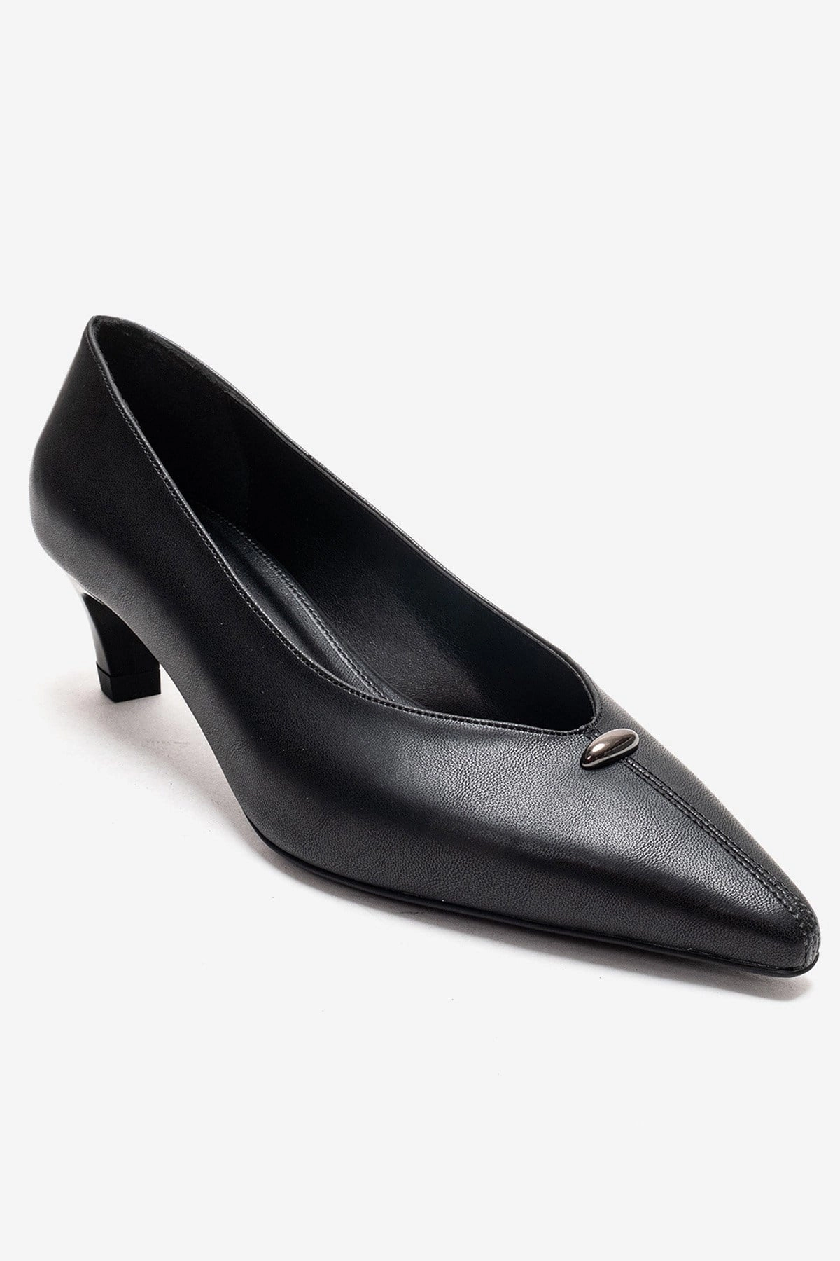 Prologue Shoes Womens Versay Pointed Toe Kitten Heel Pump