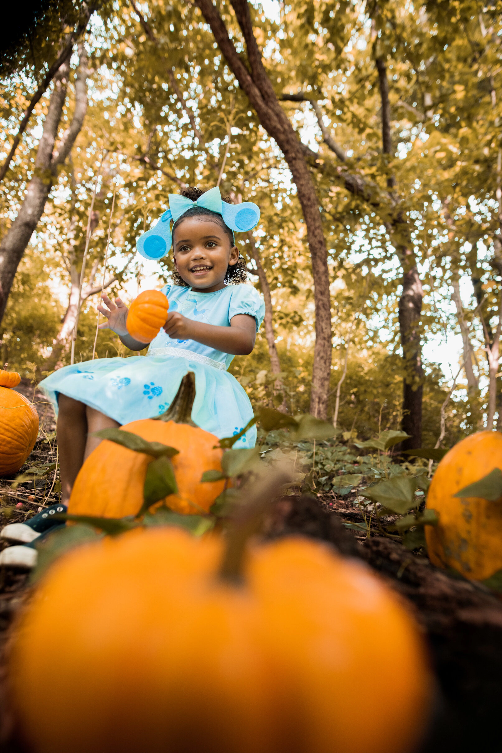 BLUE'S CLUES & YOU Girls' 2-Piece Cosplay Tutu Dress and Headband Set