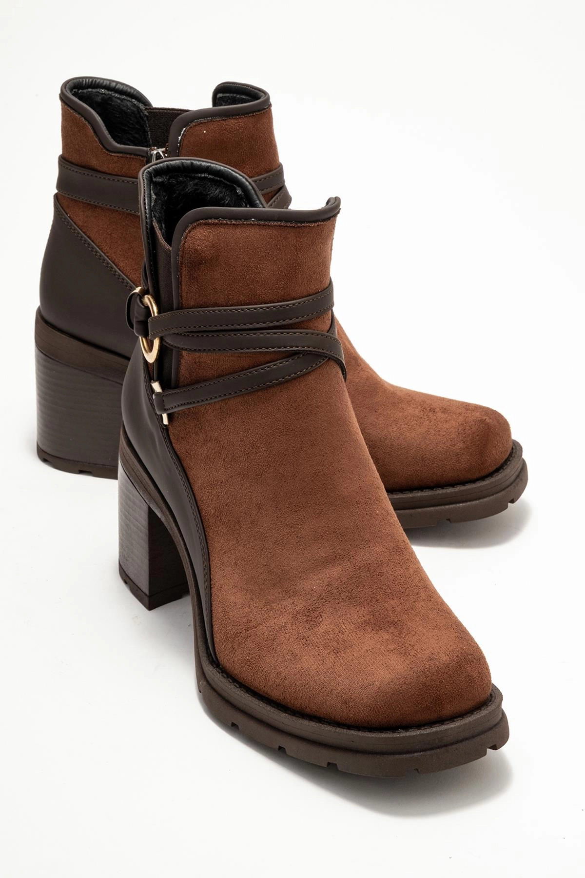 Prologue Shoes Womens Wern Block Heel Ankle Boot